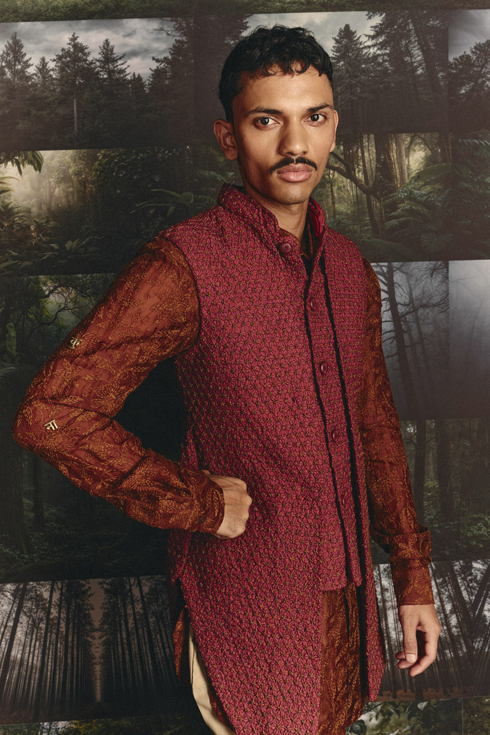 Miniflower Dhup Chao Mocklayer Jacket  