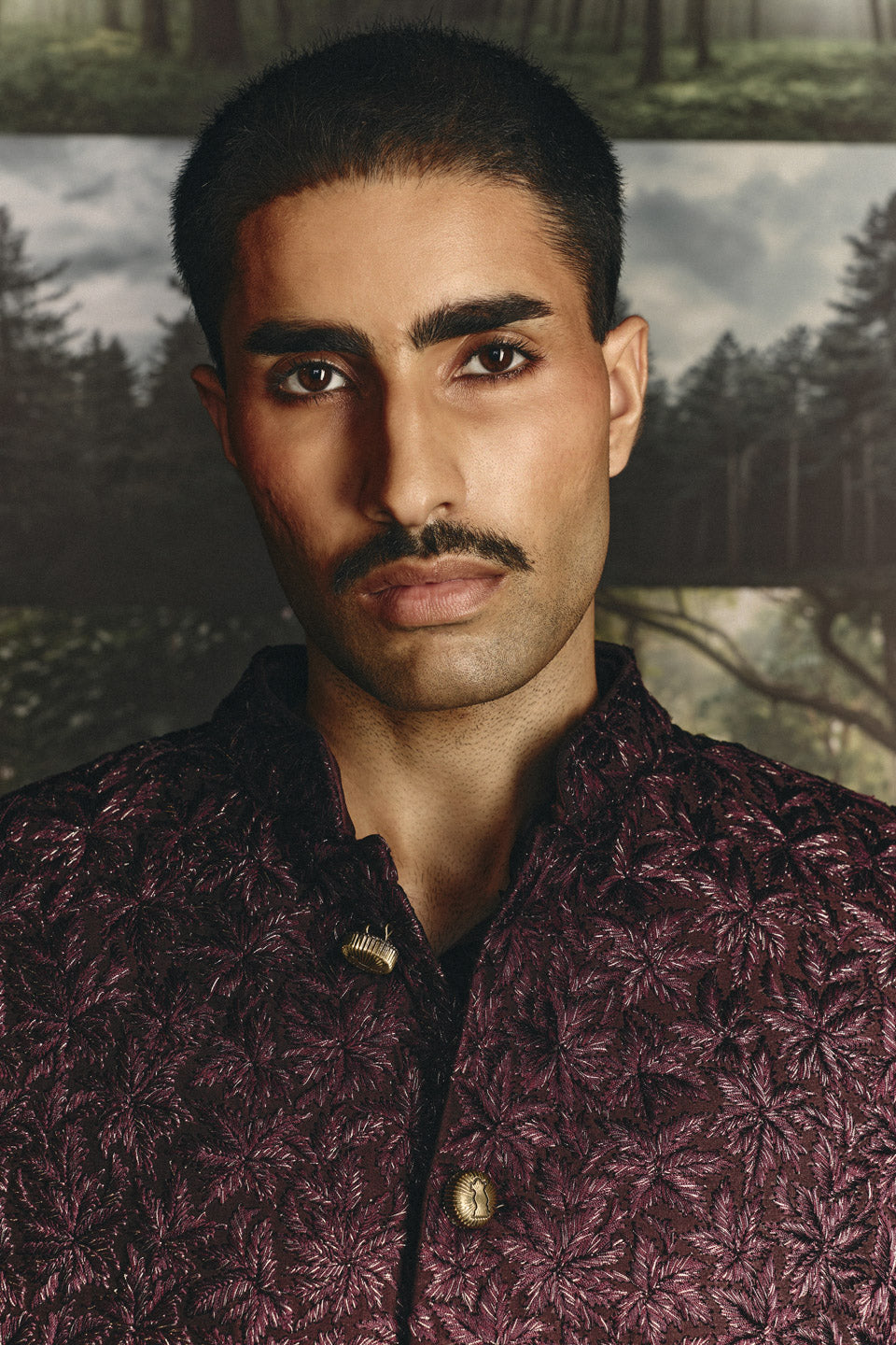 Palm Highlighted Sherwani  