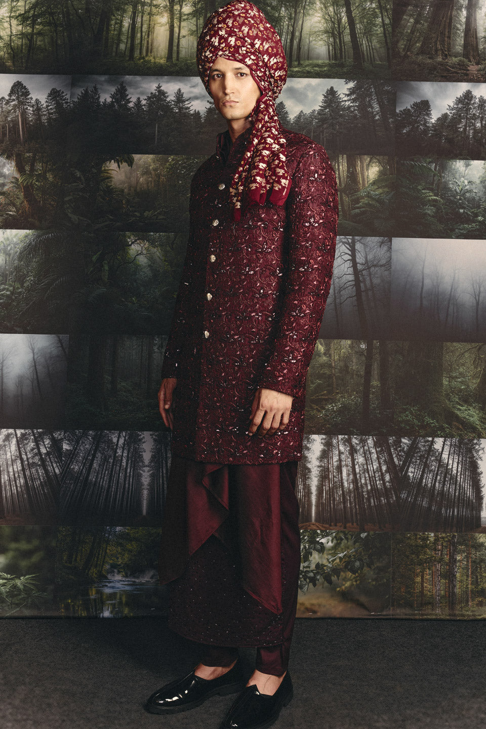 Ghara Highlighted Sherwani  