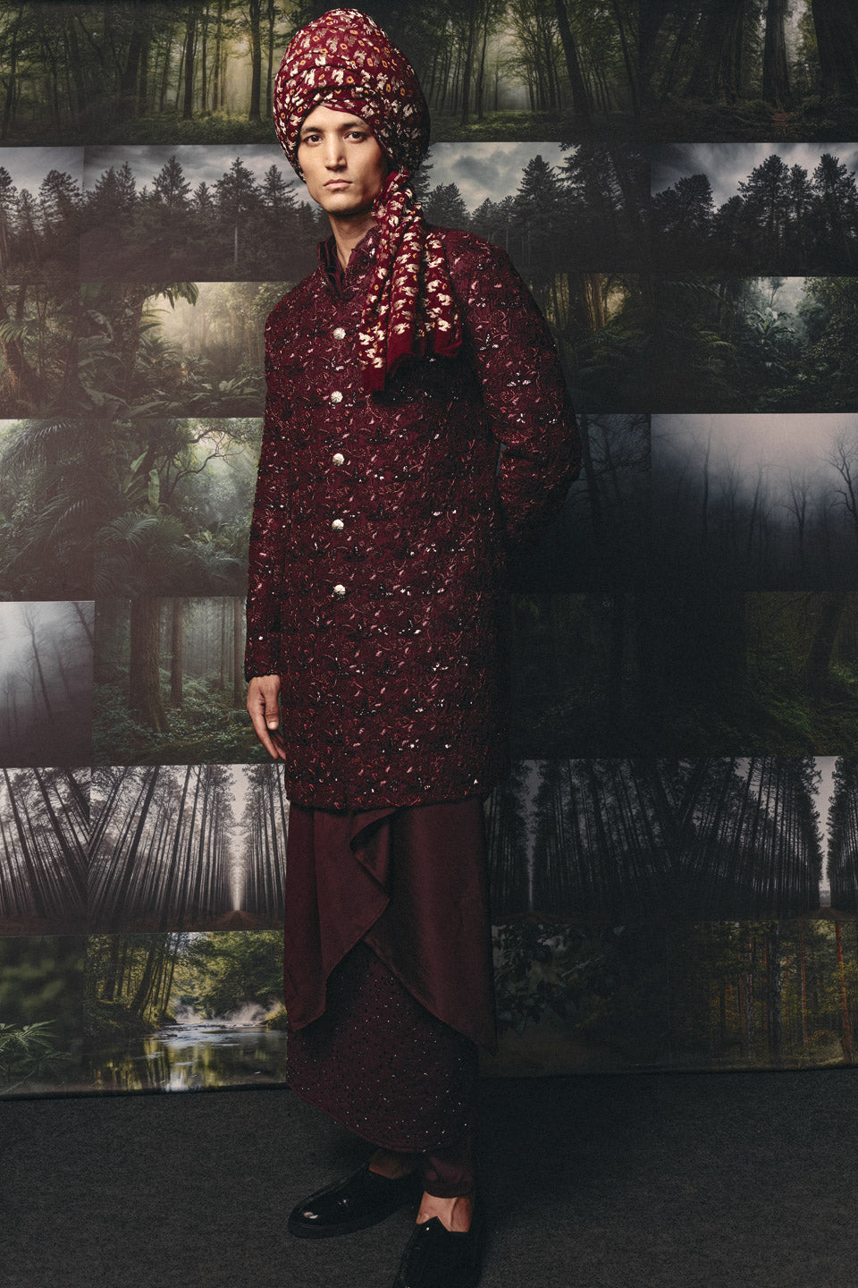 Ghara Highlighted Sherwani  