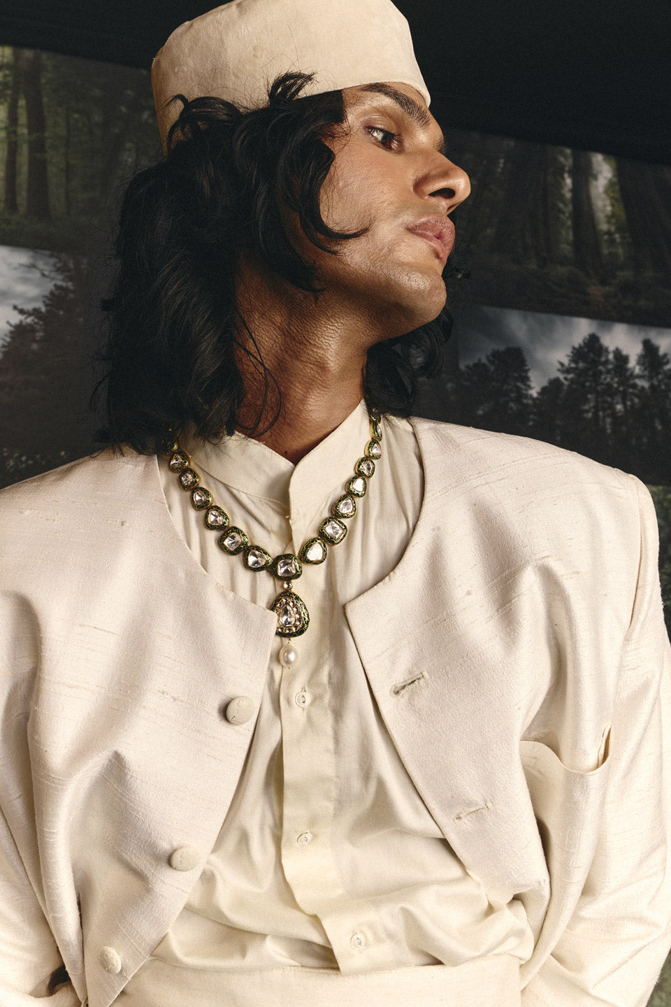 Raw Silk Sherwani  