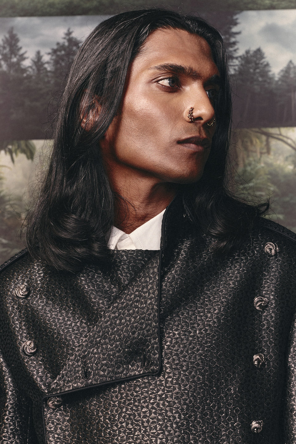 Brocade Military-Inspired Bandhgala  