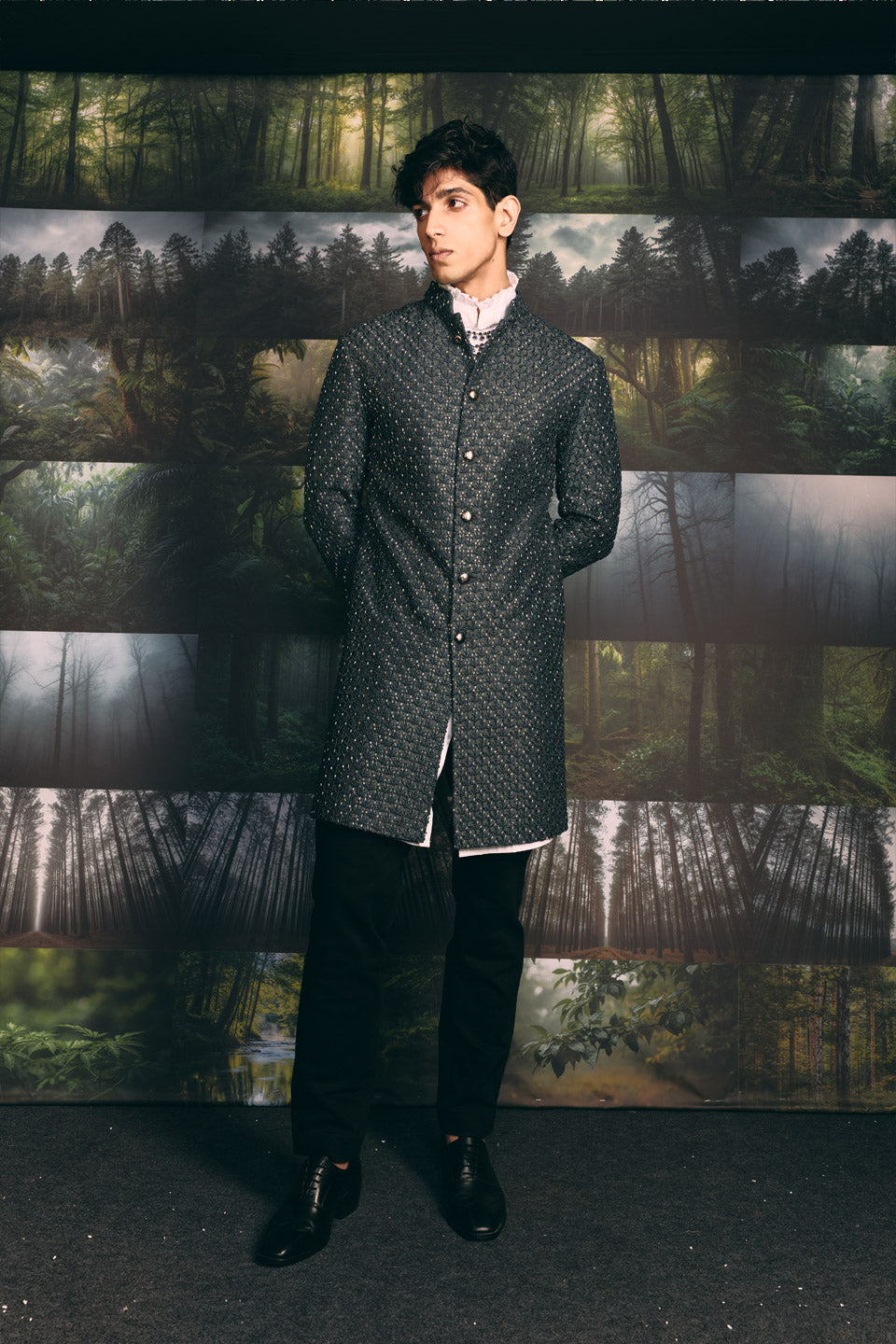 Double Coco Salli Sherwani  