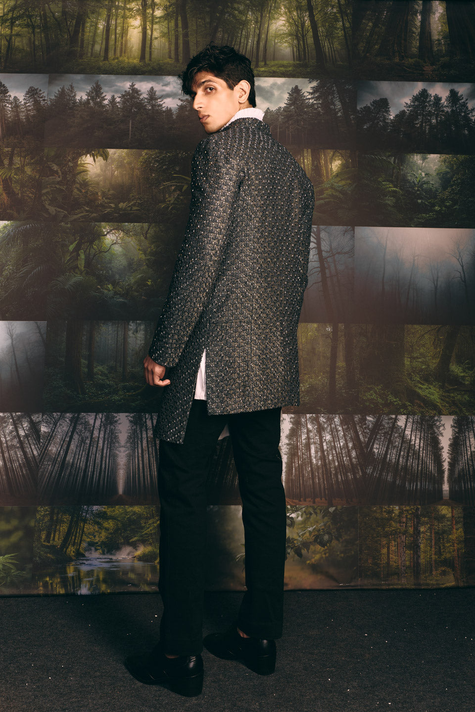 Double Coco Salli Sherwani  