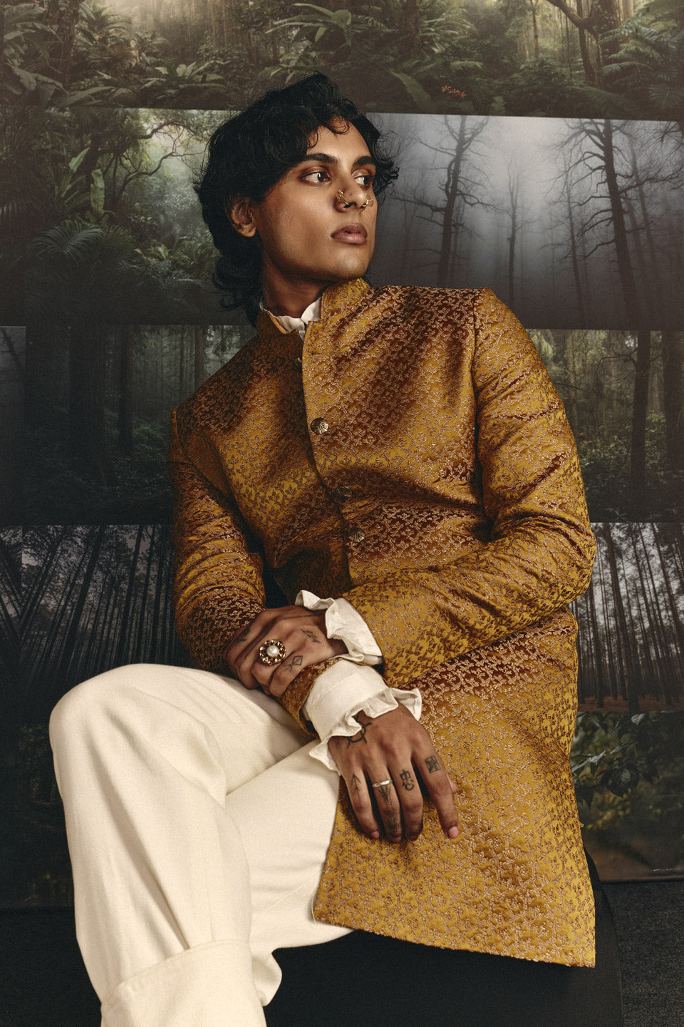 Brocade Sherwani  