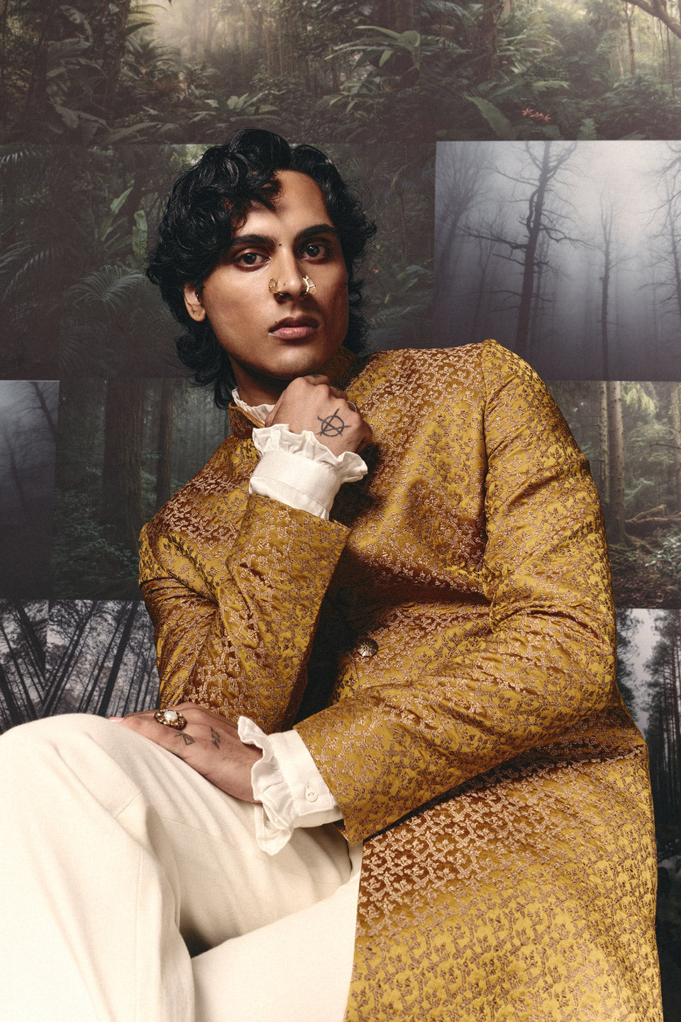 Brocade Sherwani  