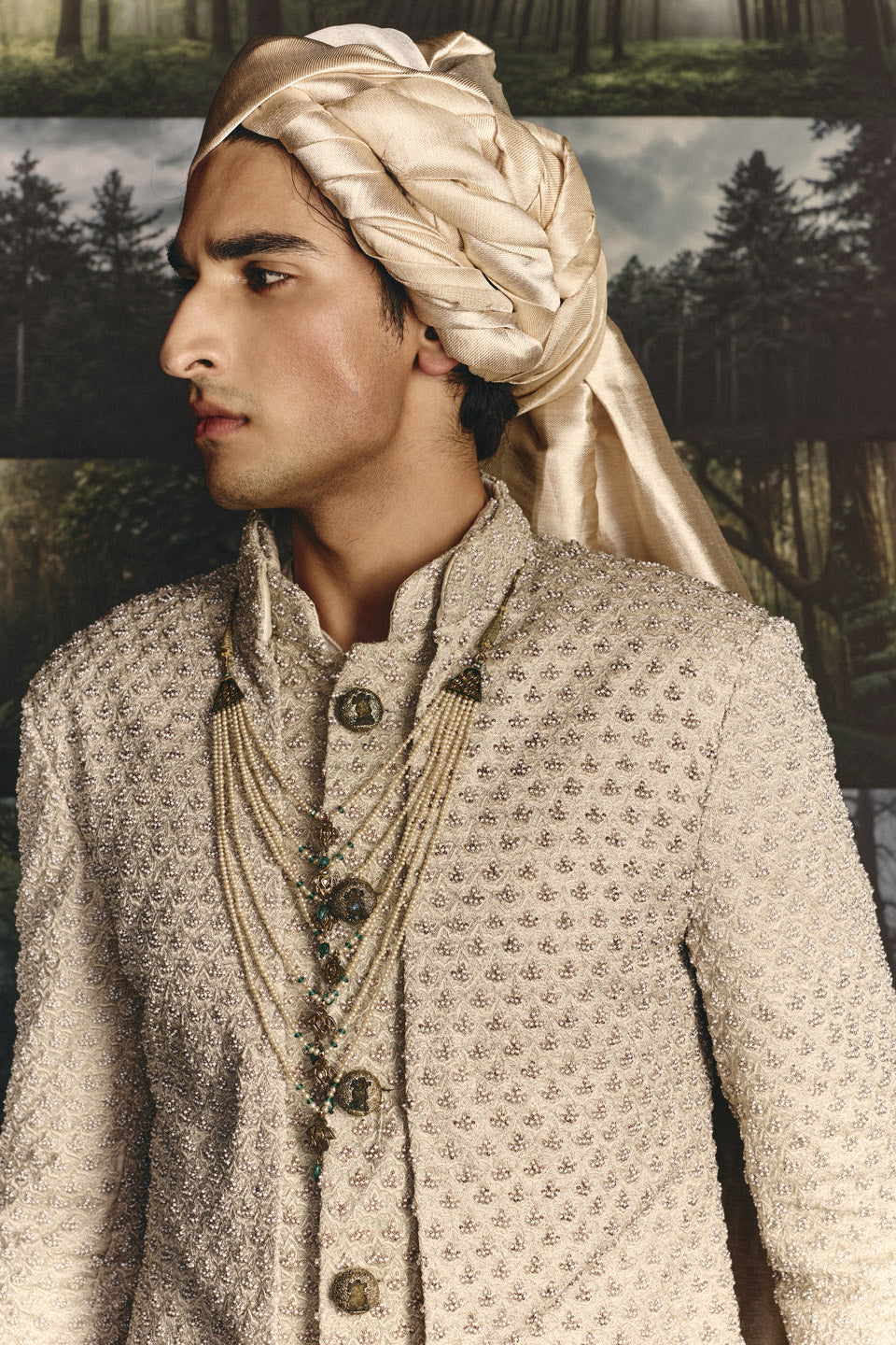 Spade Brocade Bandhgala Set  