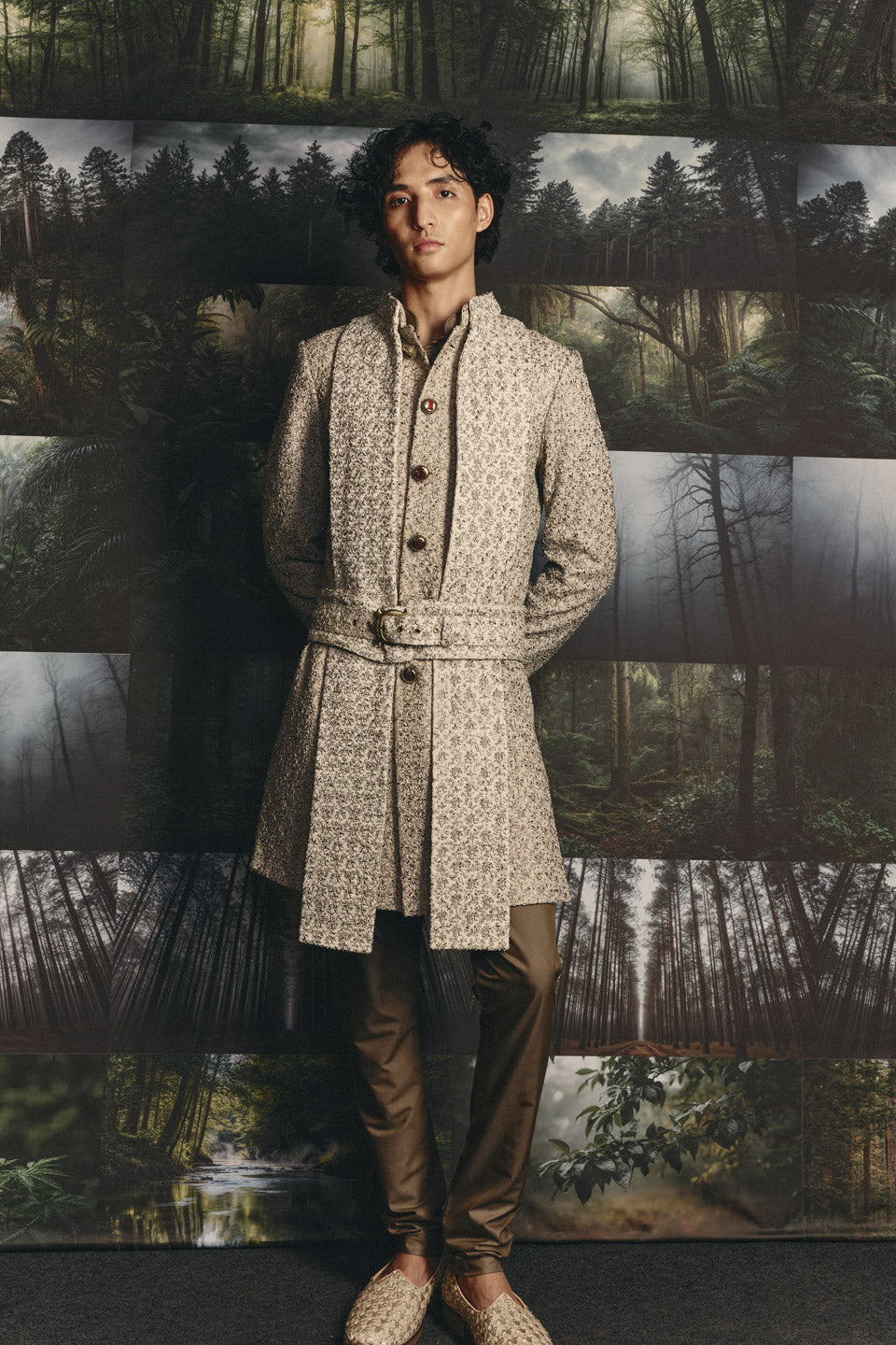  MOP Zardozi Sherwani Set 