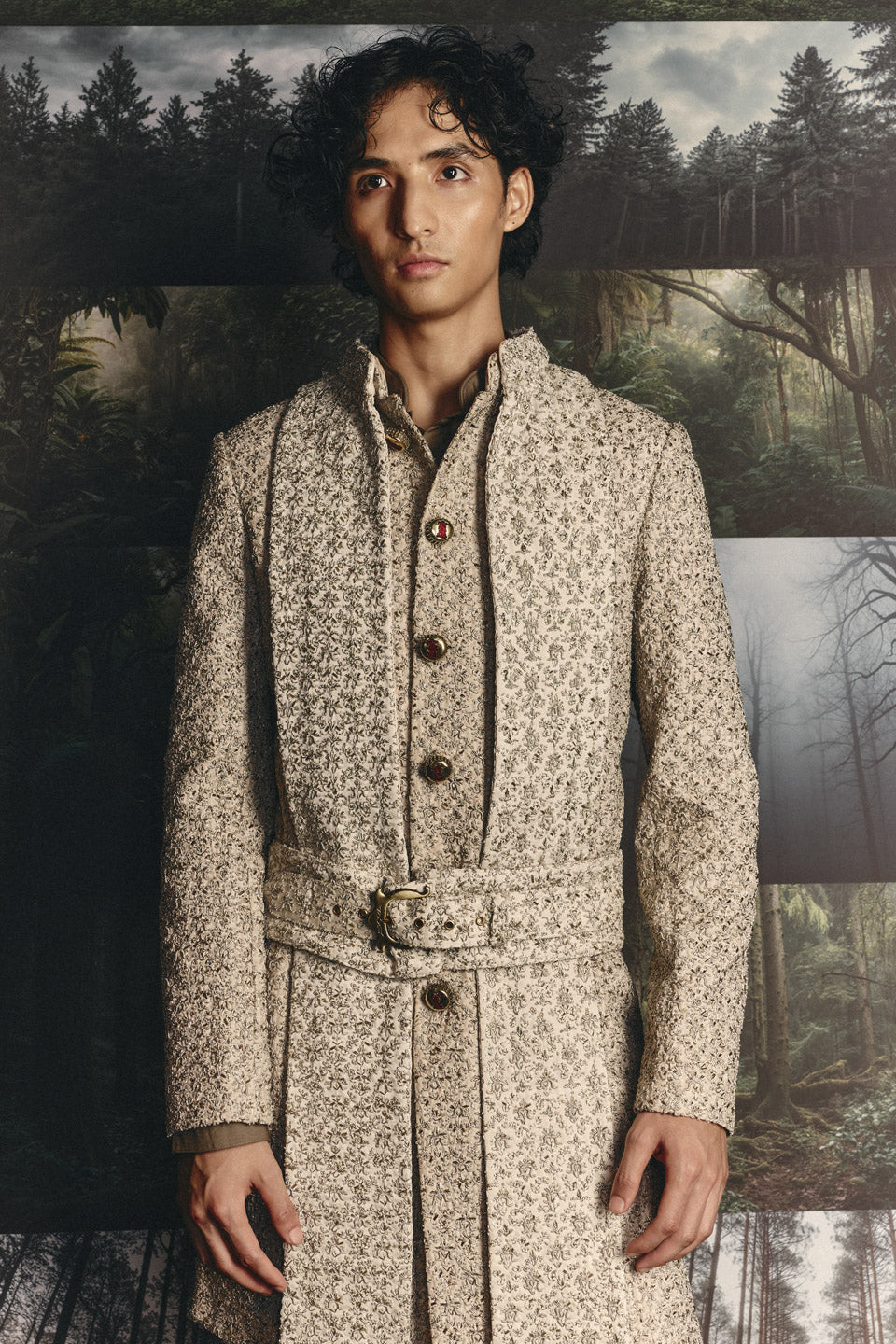 MOP Zardozi Sherwani Set  