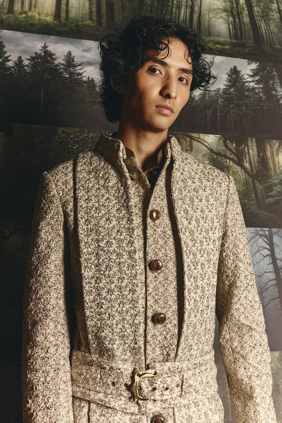 MOP Zardozi Sherwani Set  