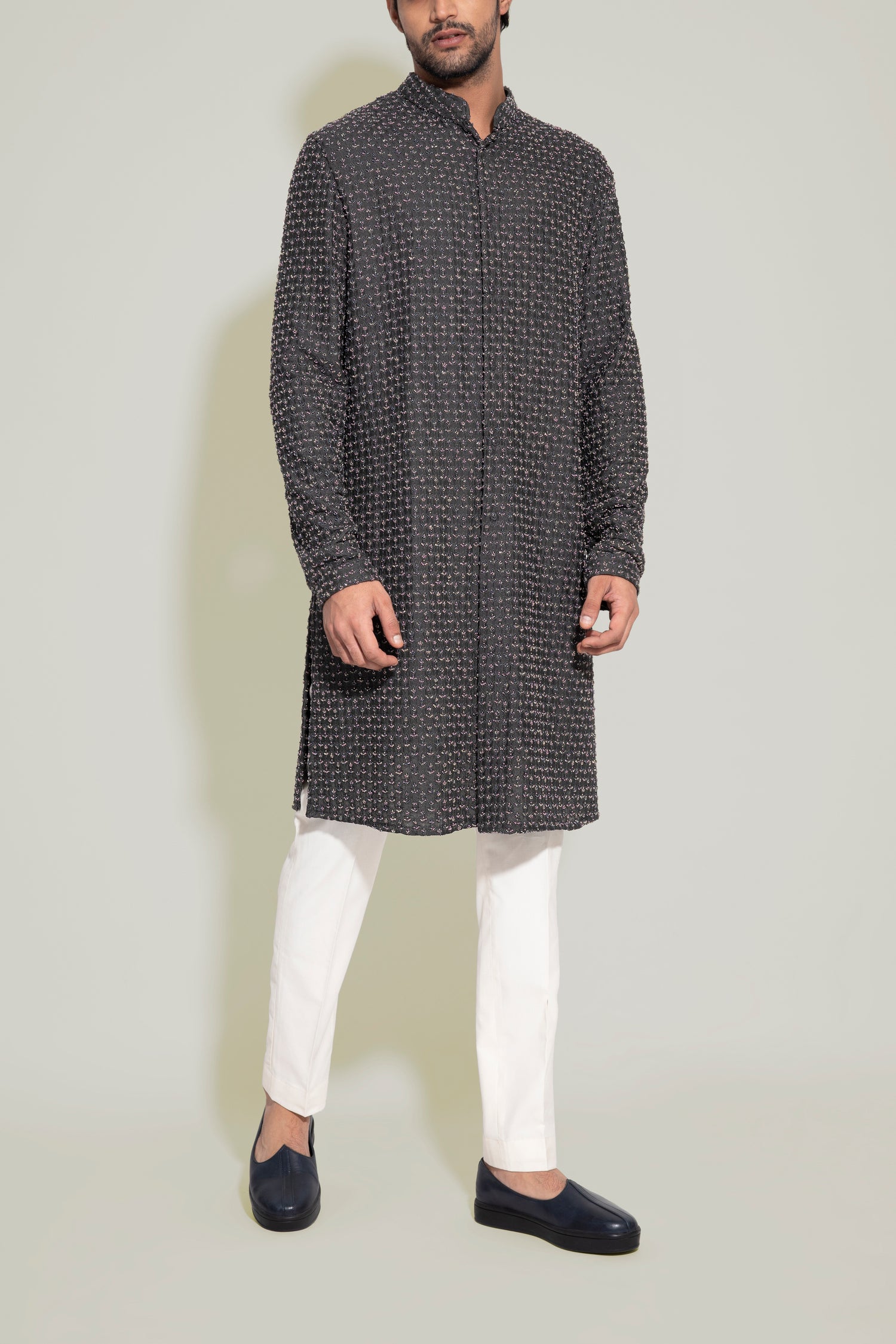  PLANT MULTI BEADED MUSHROOM KURTA 