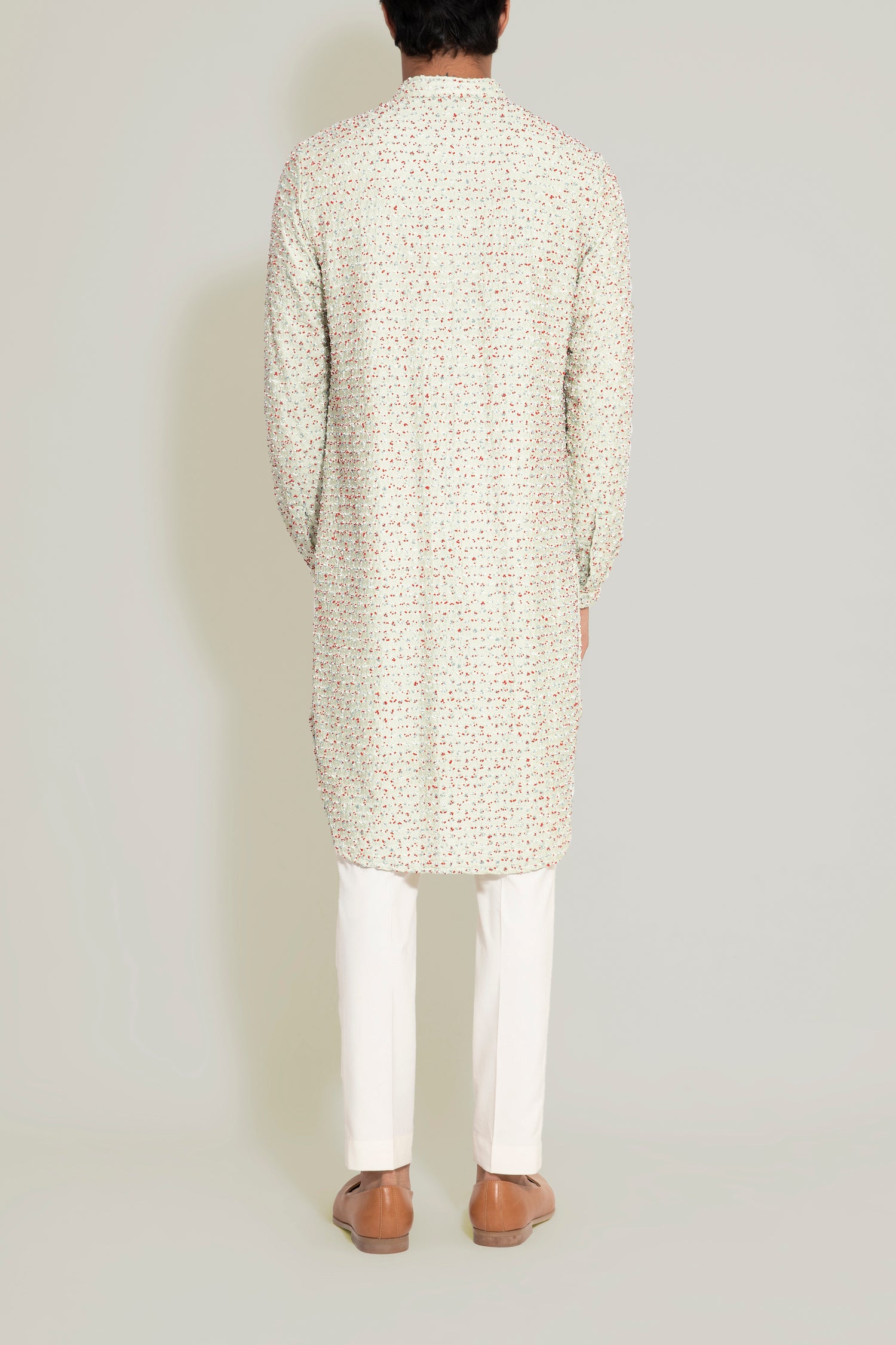 PLANT MULTI BEADED KURTA  