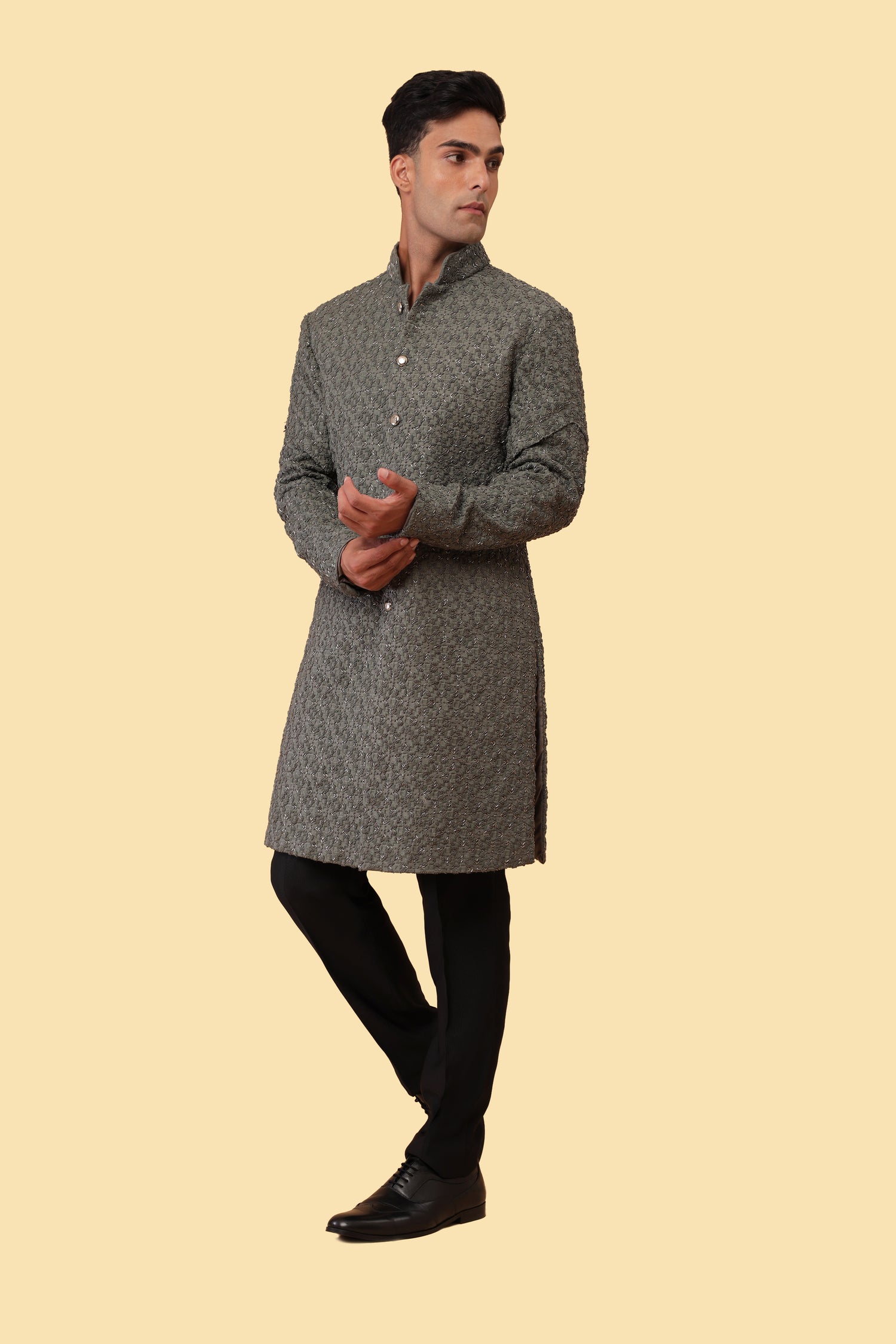  FOUR WAY ARROW HIGHLIGHTED WASHED OLIVE JACKET 