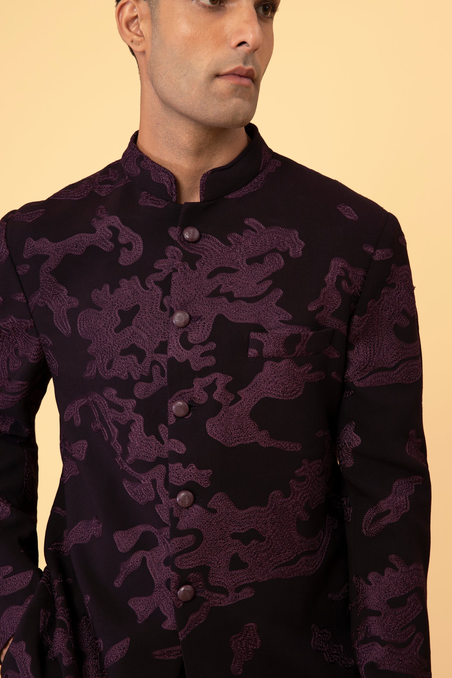 CAMO KASHMIRI BANDHGALA  