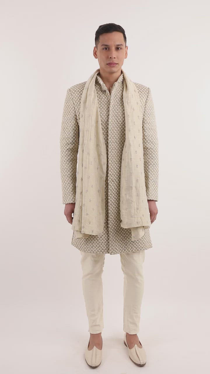 SMALL SCALLOP KNOTTED JACKET  