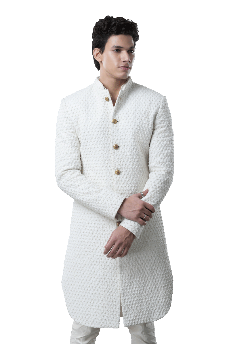  MINI FLOWER KNOTTED VANILLA JACKET 