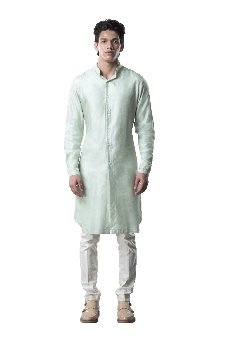  PLAIN MINT KURTA 
