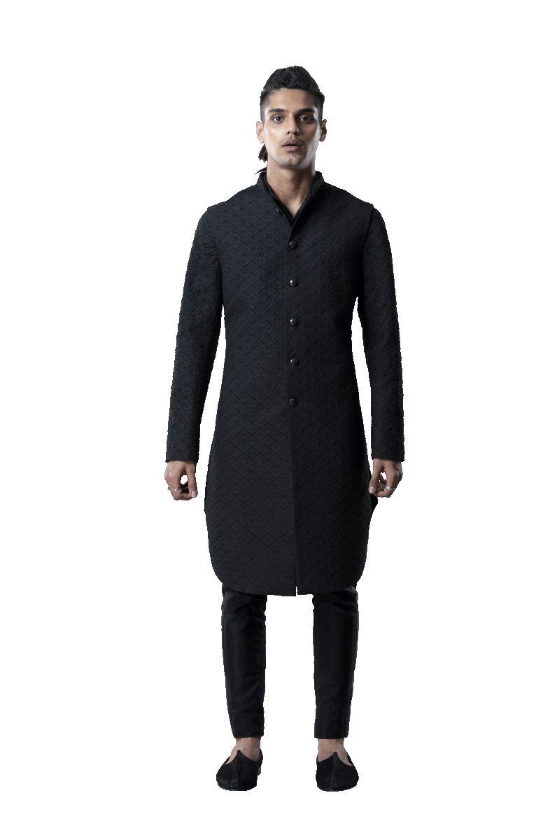  DECON FLOWER LONG DECONSTRUCTED BLACK SET 