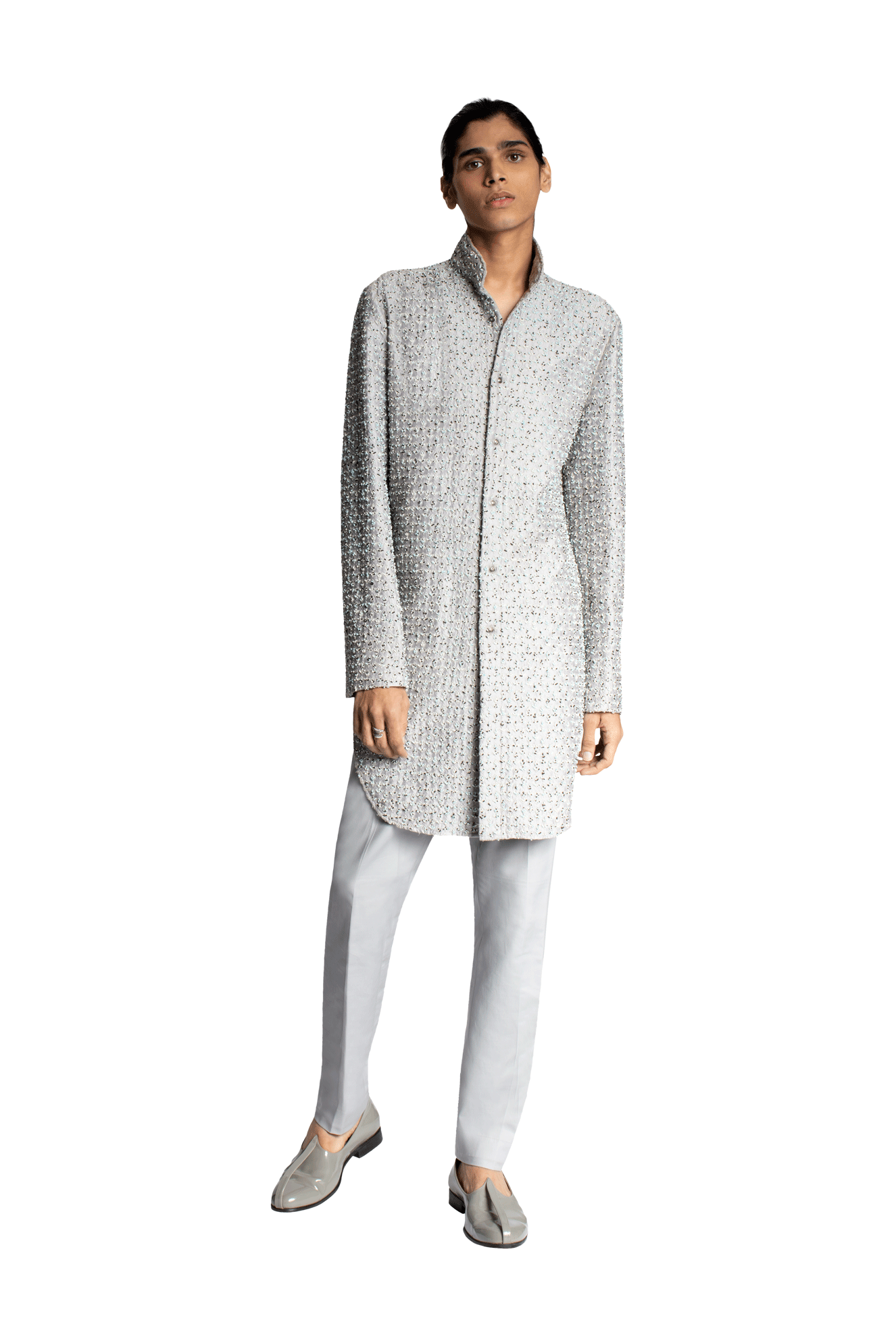 PLANT MULTI BEADED KURTA  