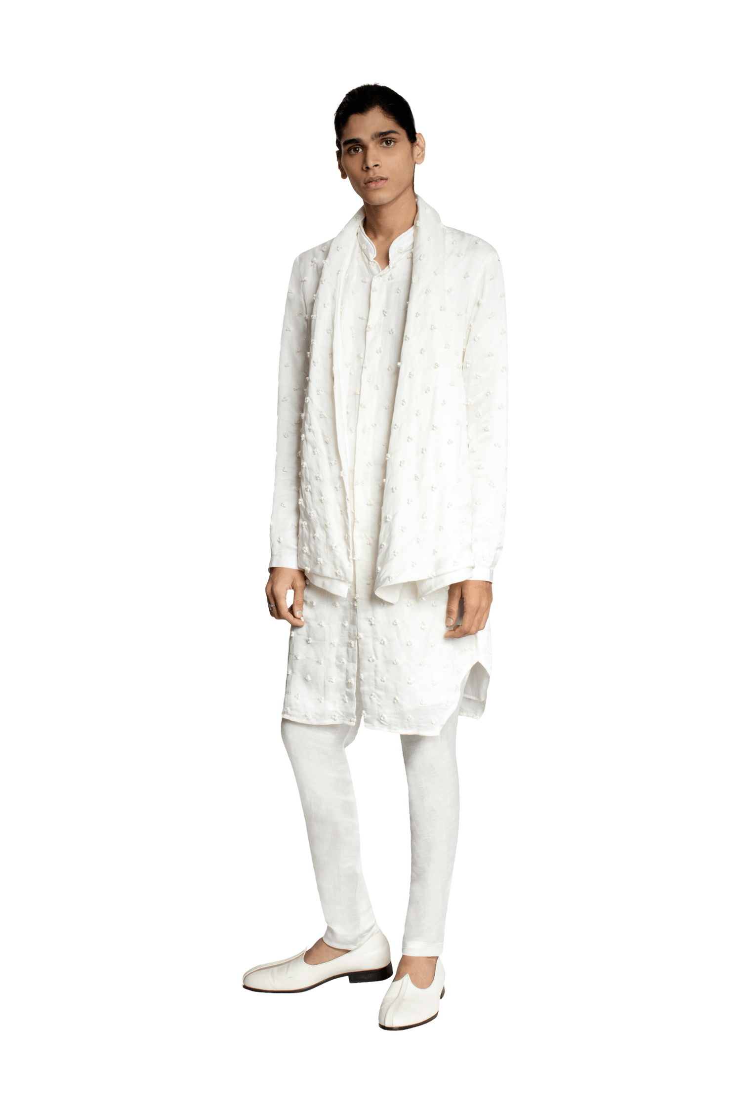 BIG BRAILLE KNOTTED KURTA  