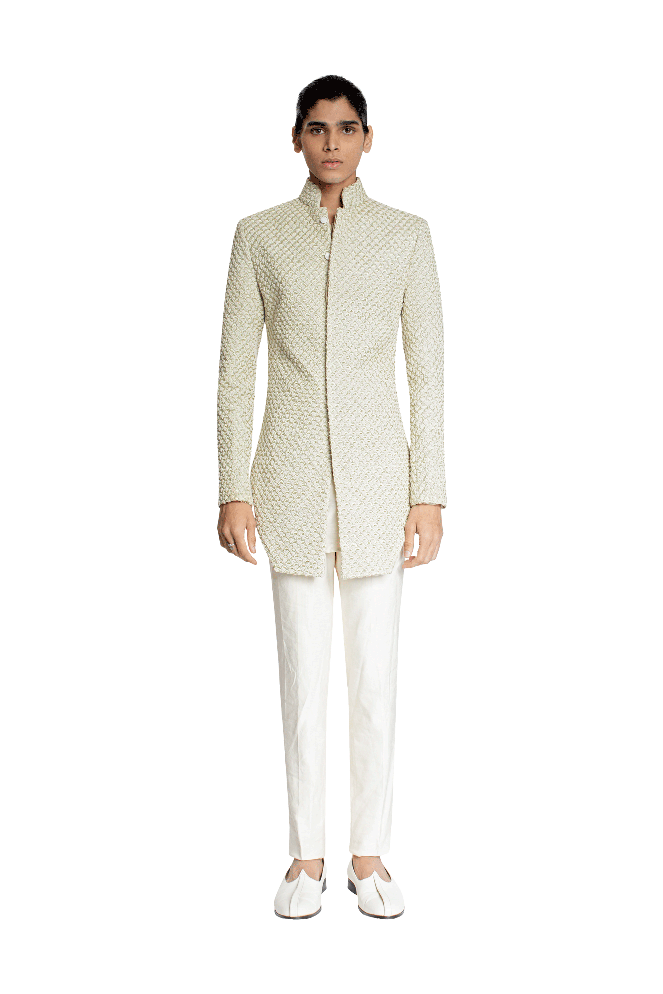  SMALL SCALLOP KNOTTED JACKET 