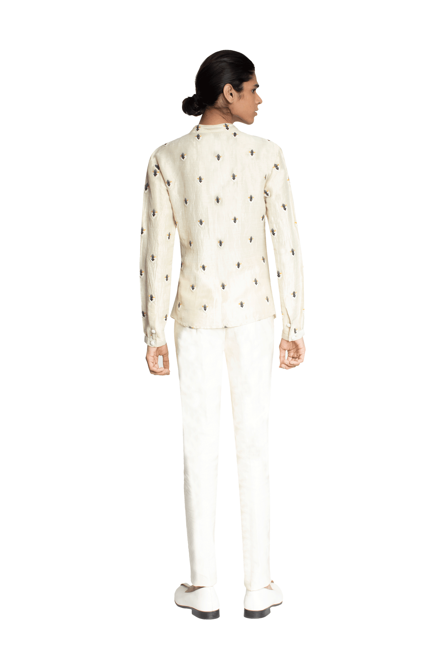 POTTED FLOWER SHORT KURTA  