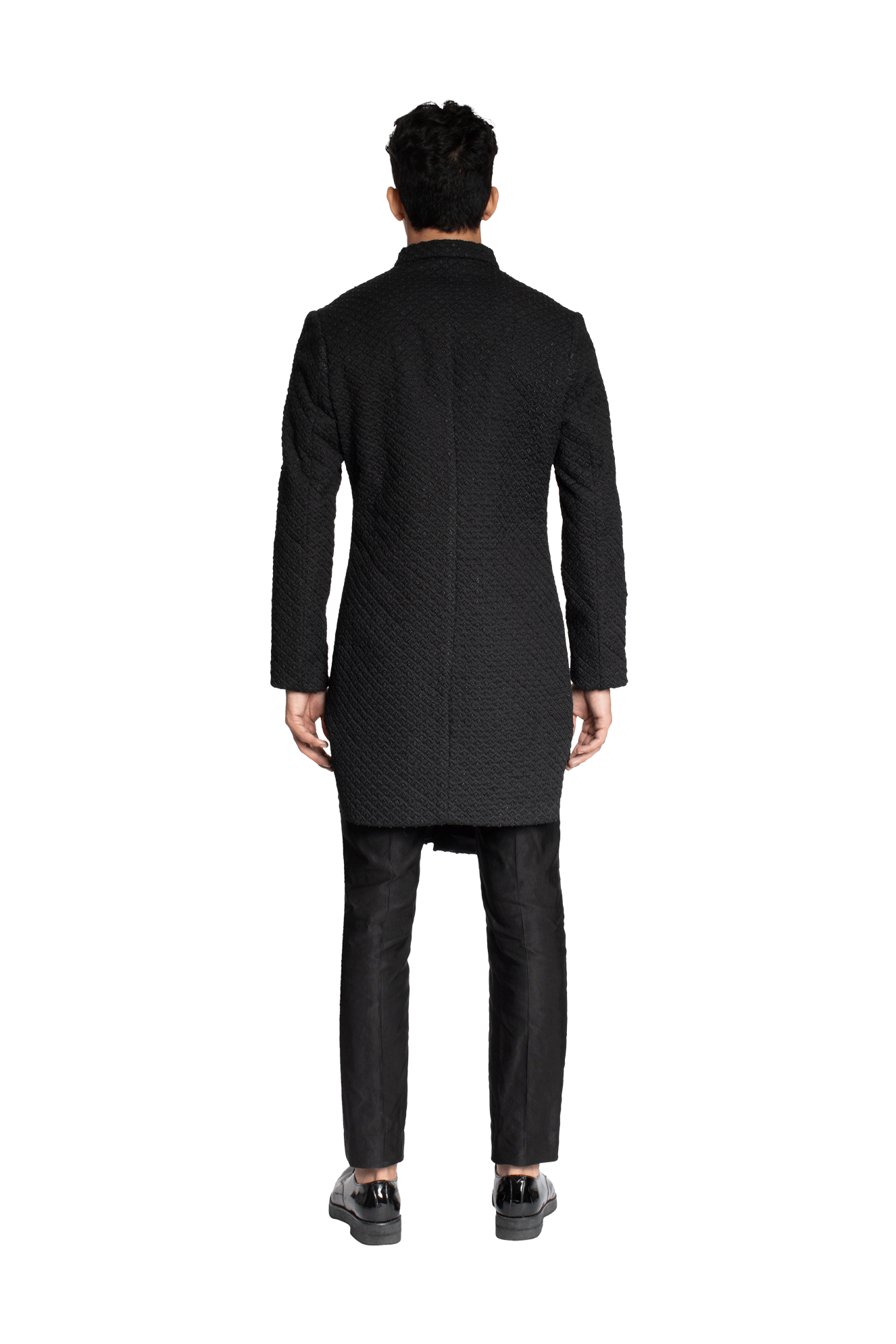 BOM ARROW THREAD FIBRE KNOTTED JACKET  