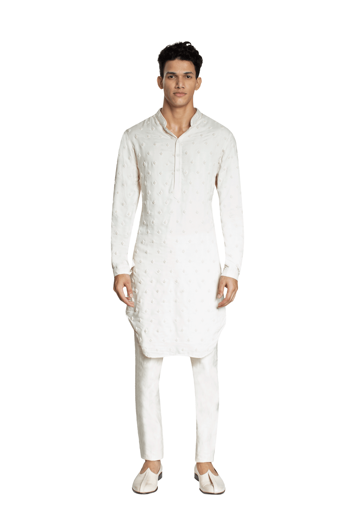  FIRE KNOTTED KURTA 