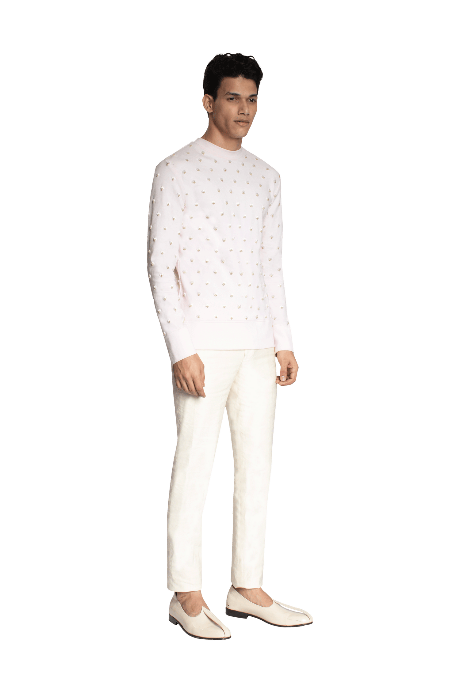 OUTSPREAD BOM ARROW HIGHLIGHTED SWEATSHIRT  