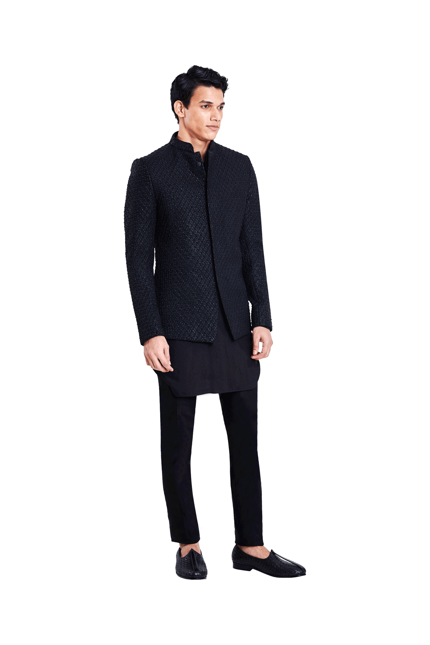 DECON FLOWER FIBRE BANDHGALA  