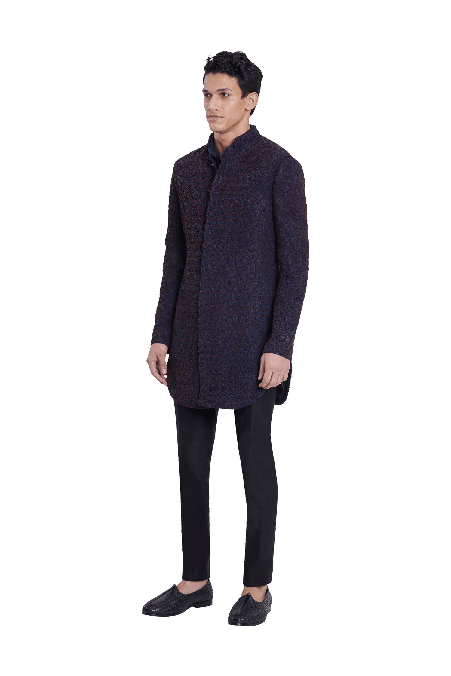 Y KNOT HIGHLIGHTED LONG DECONSTRUCTED SET  