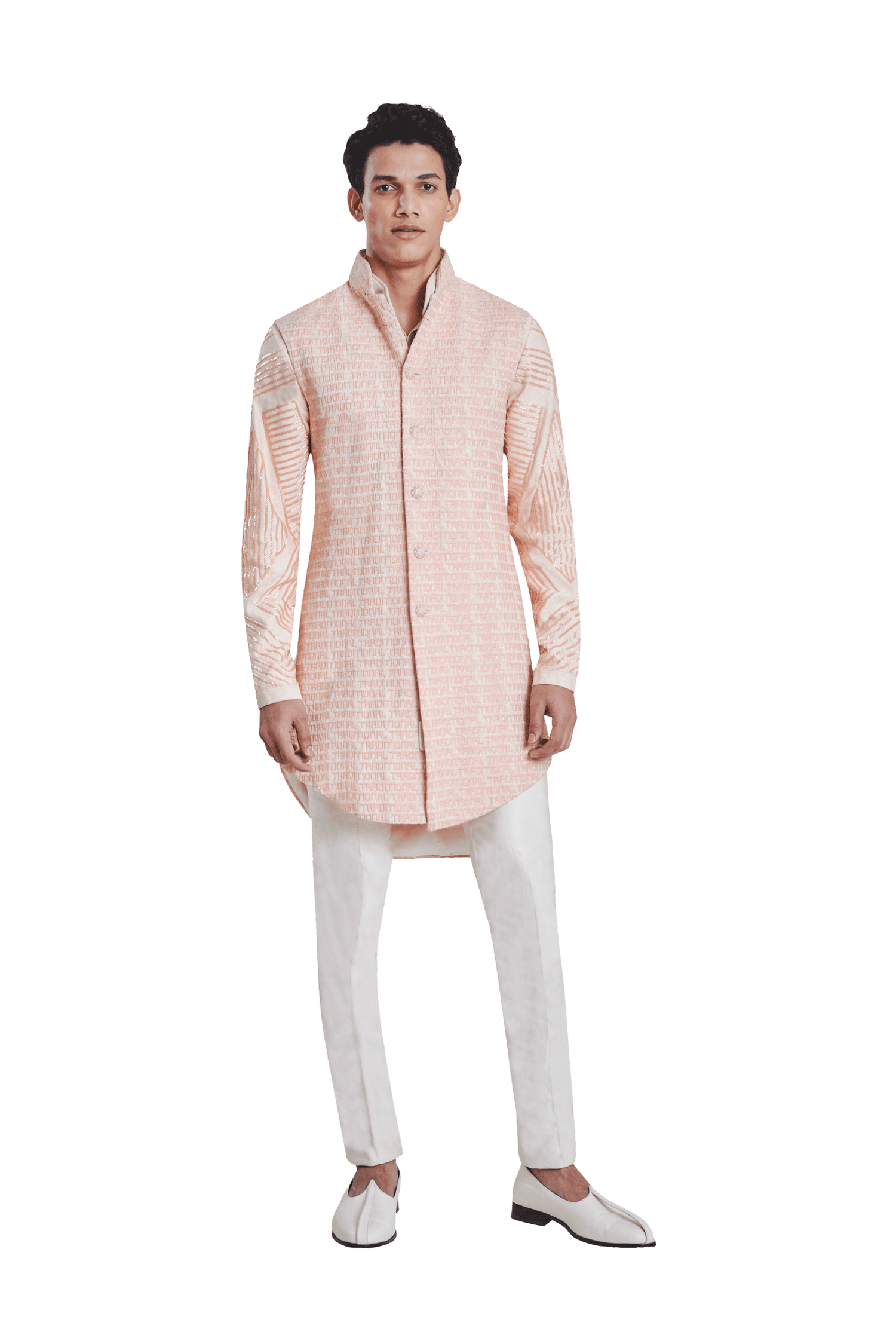TRADITIONAL FLAT SLEEVELESS LONG KOTI  