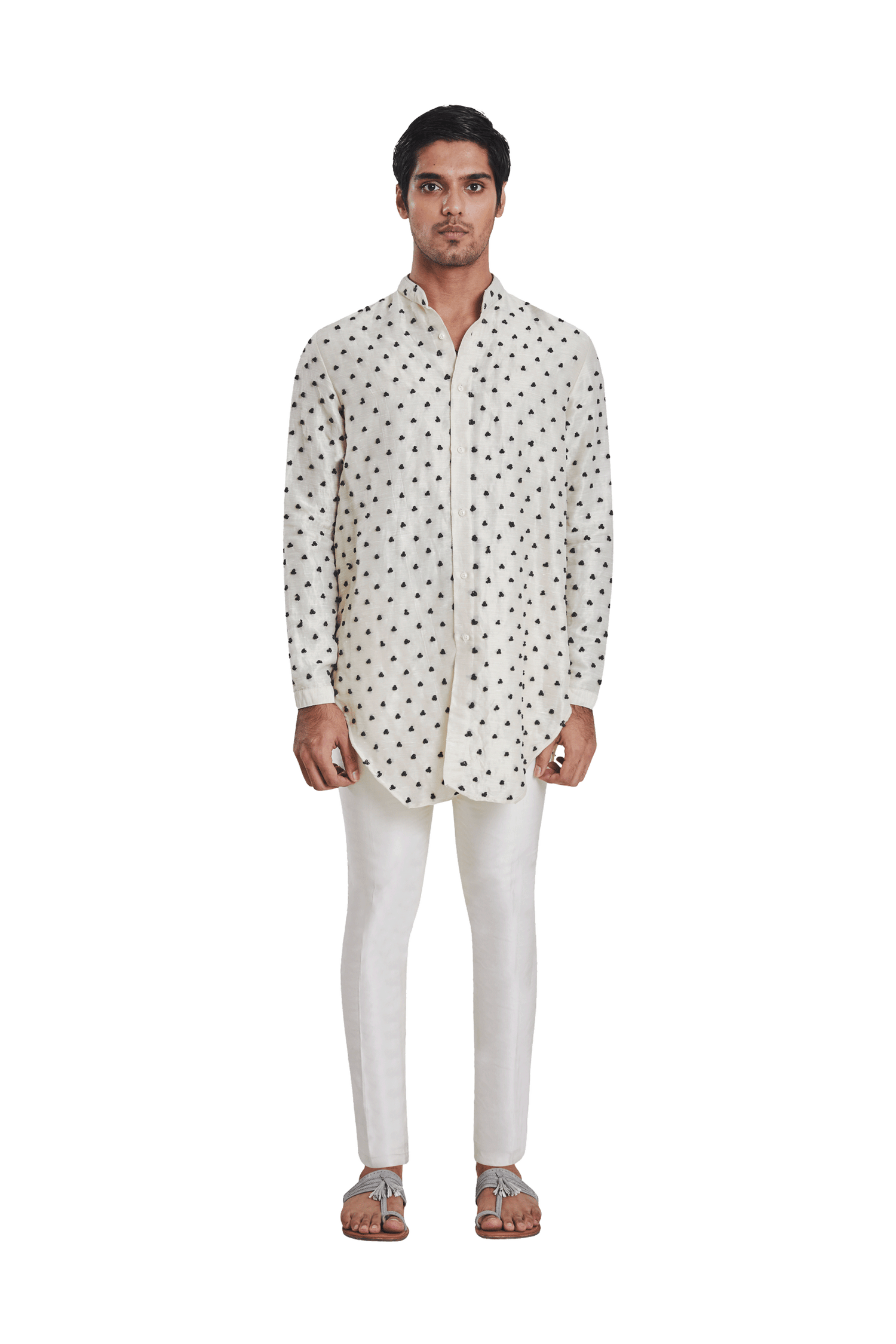  BIG BRAILLE KNOTTED KURTA 