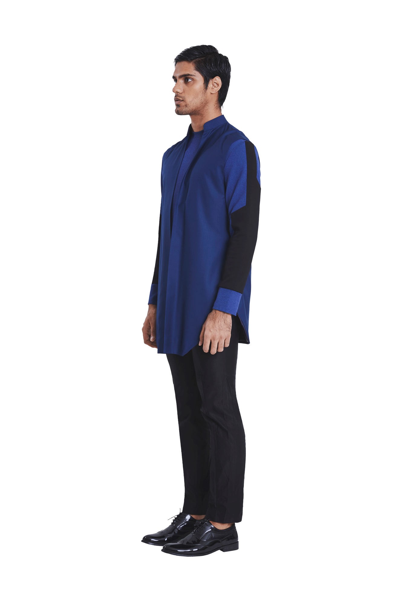 PLAIN SLEEVELESS JACKET  