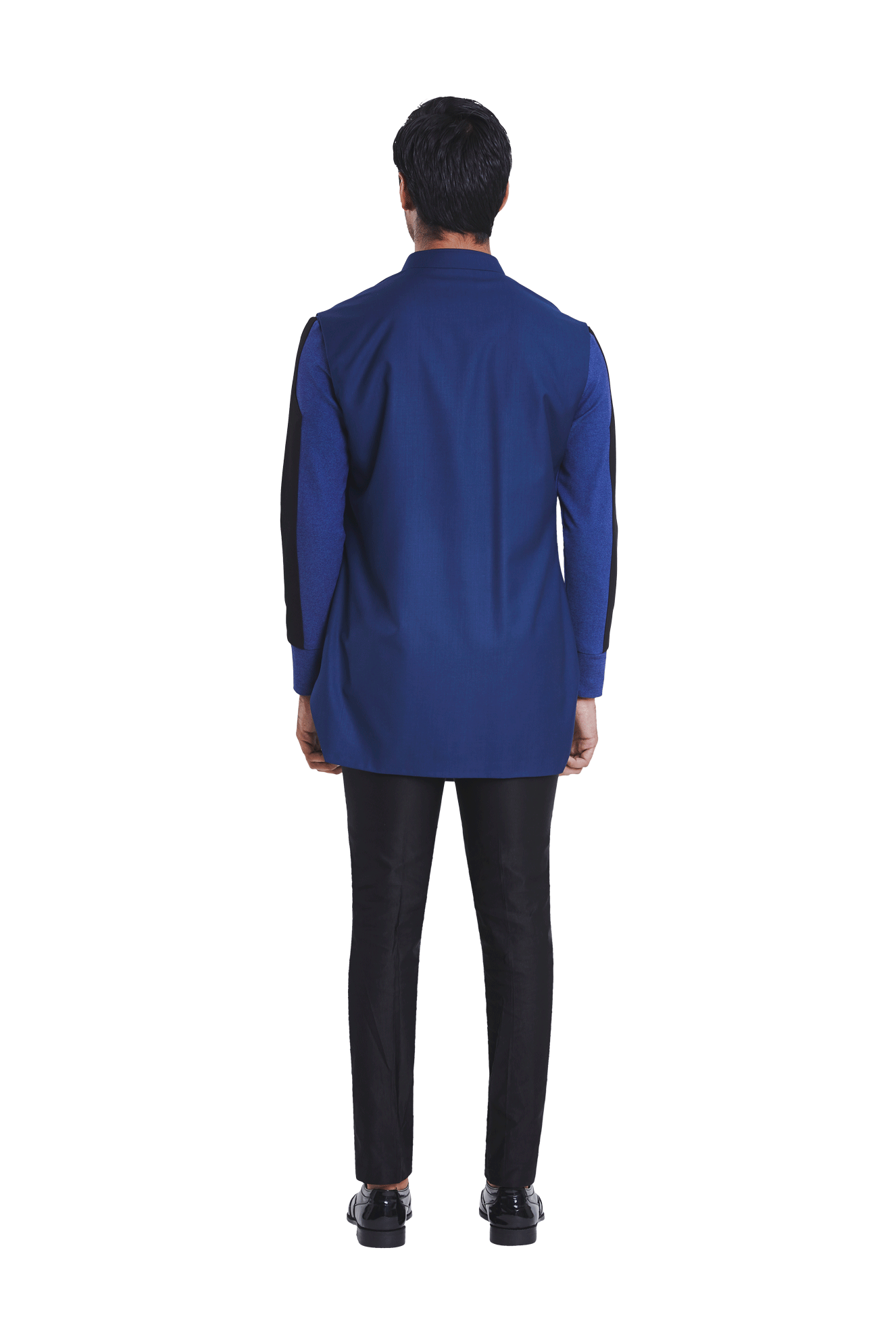 PLAIN SLEEVELESS JACKET  