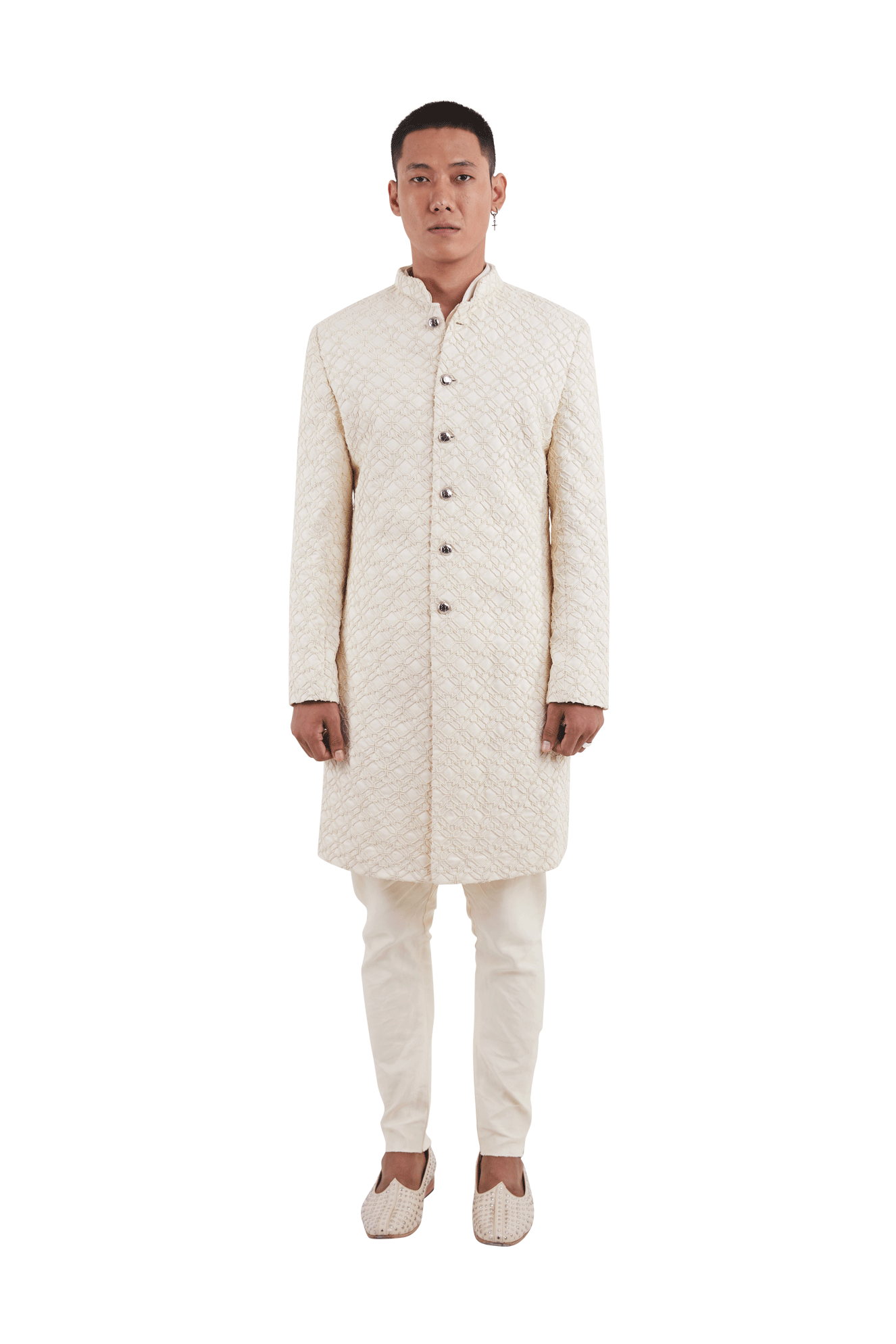  FRENCH KNOTTED PHULKARI GLOW JACKET 