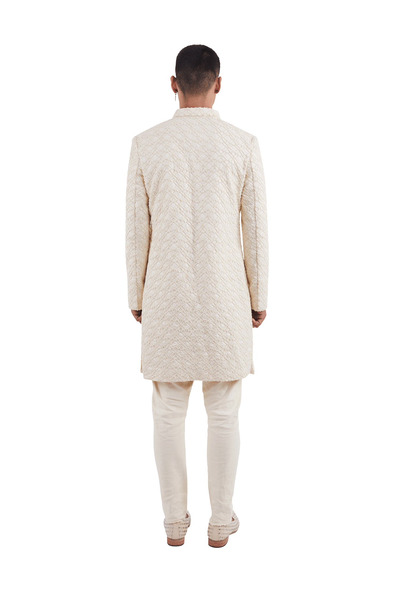 FRENCH KNOTTED PHULKARI GLOW JACKET  