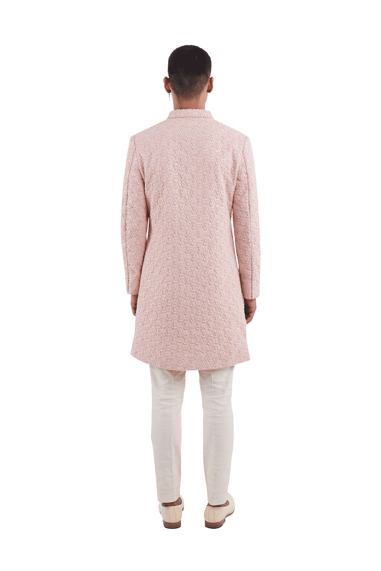 POTTED GEOMETRIC KNOTTED JACKET  