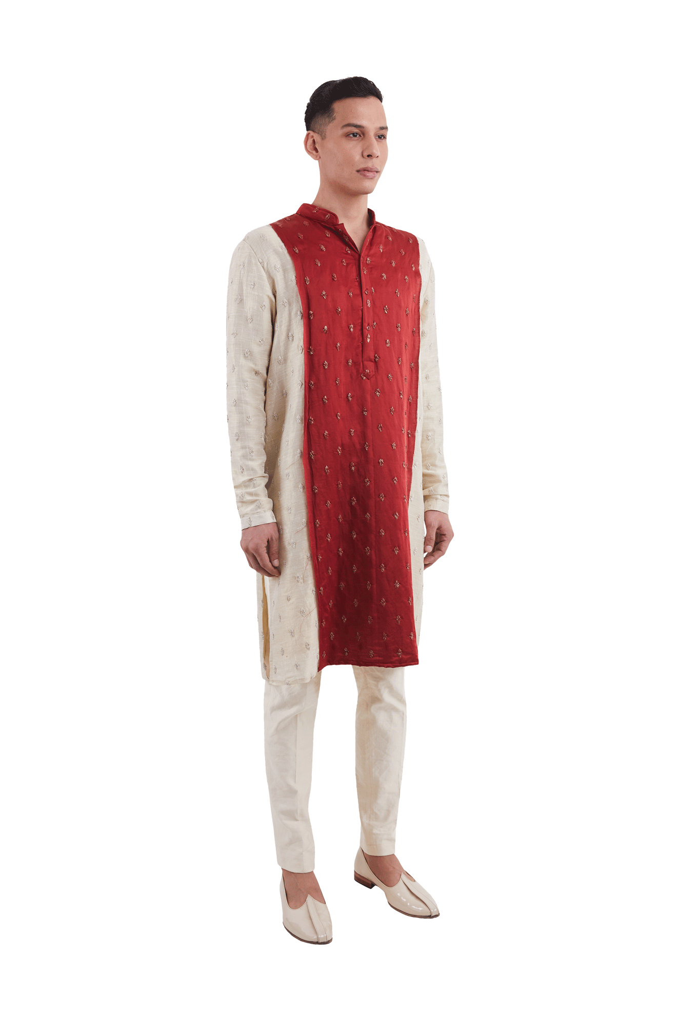 N. FIRE PANELLED KURTA  