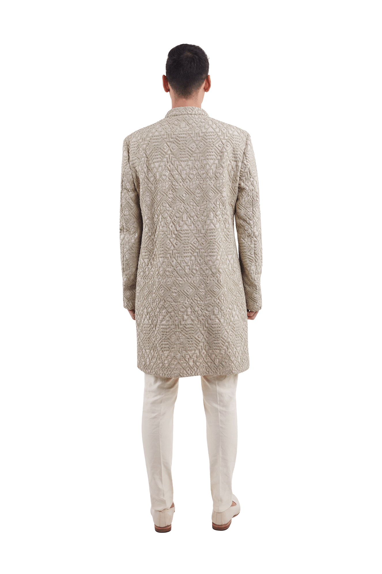 N. DOUBLE GEOMETRIC JACKET  