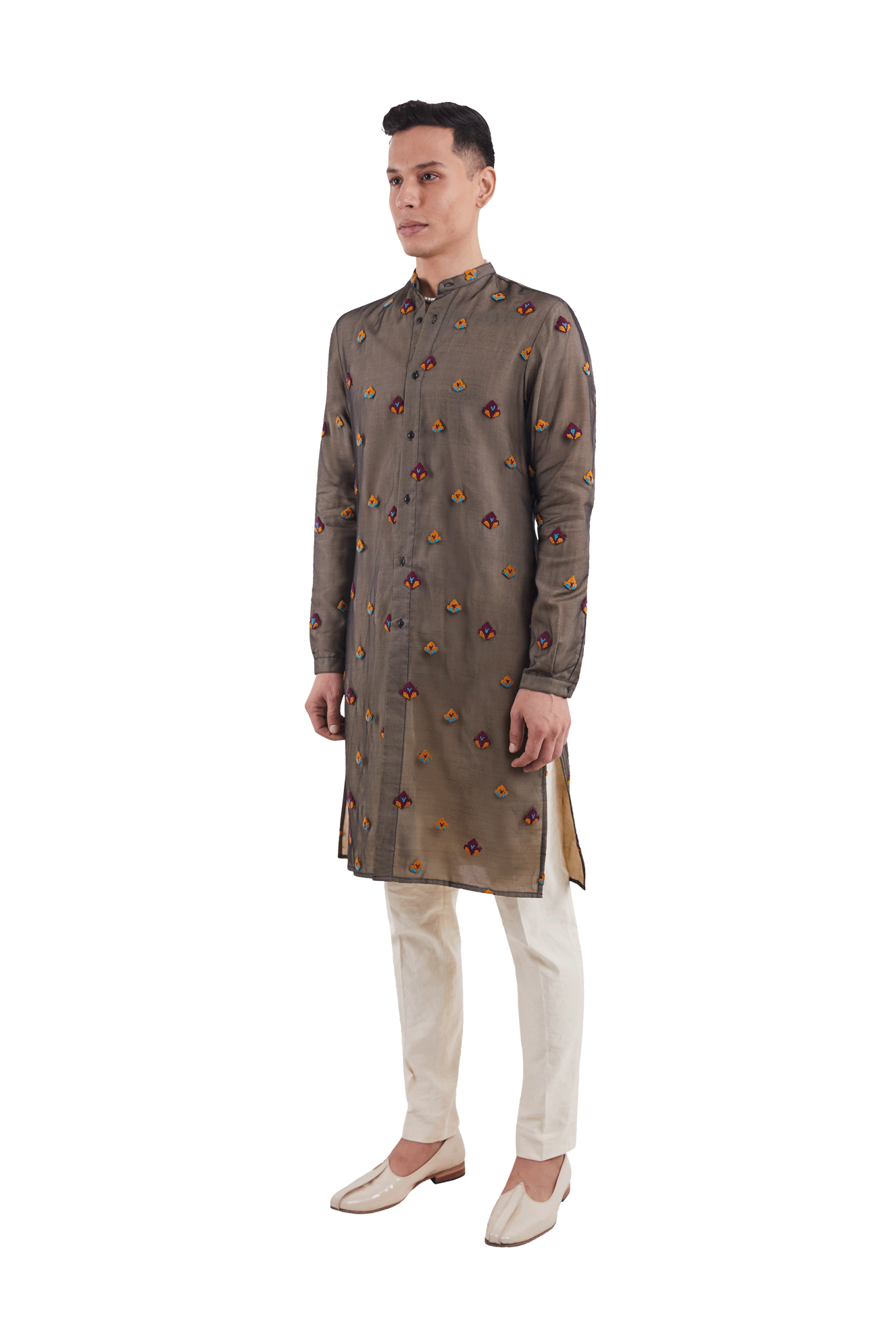 POTTED PLANT TWO SIZED KNOTTED KURTA  