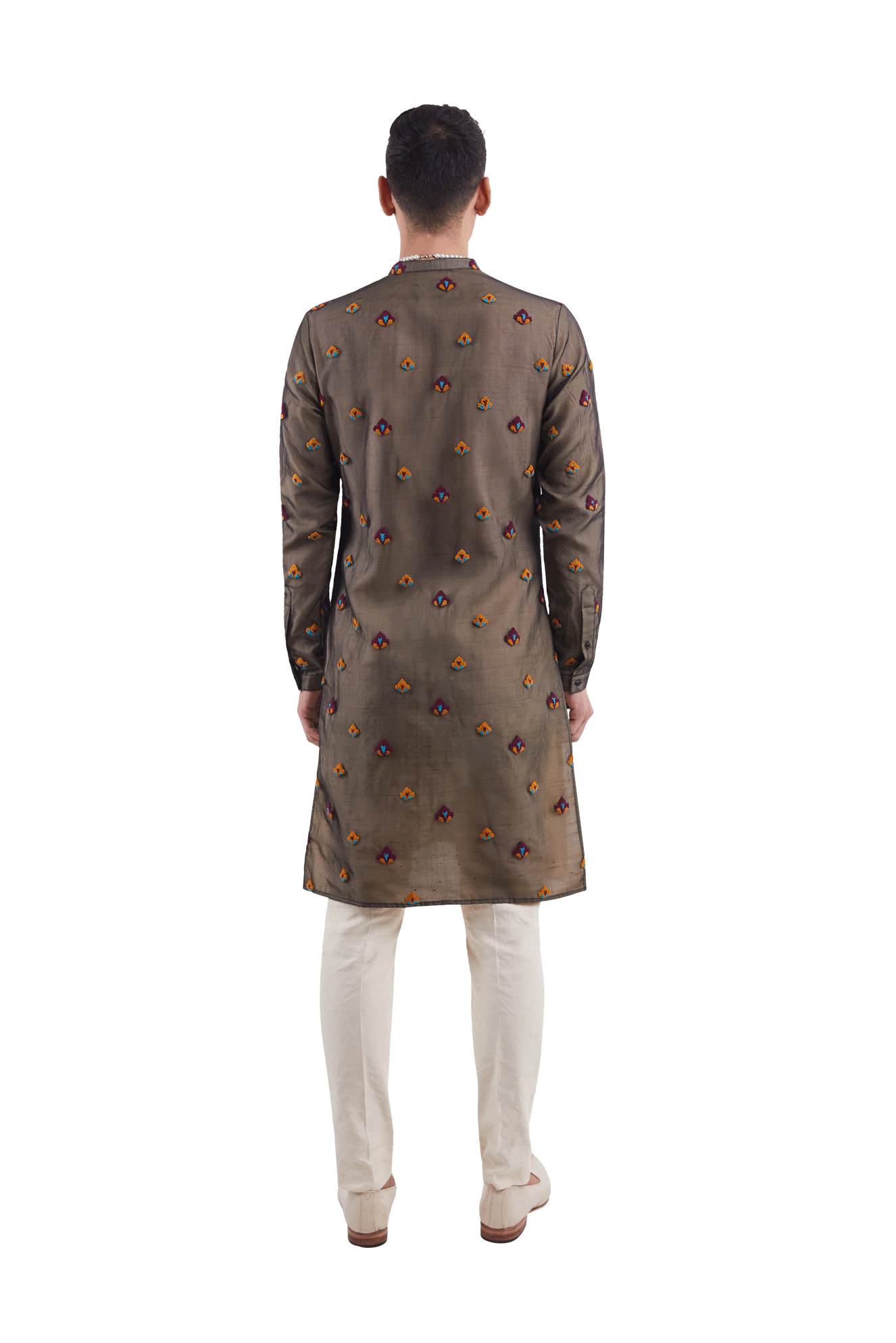 POTTED PLANT TWO SIZED KNOTTED KURTA  