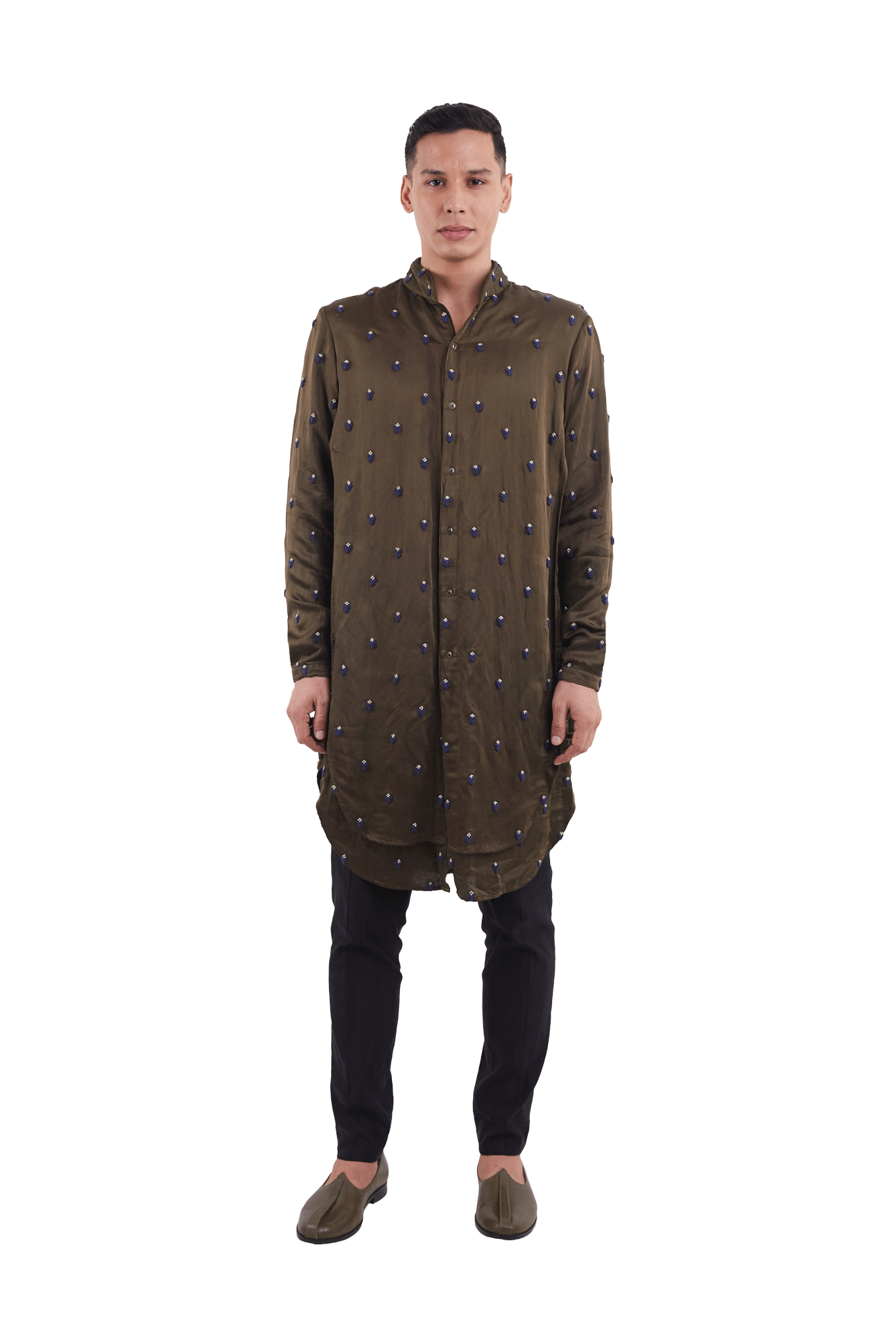  LIBRA KNOTTED DOUBLE LAYER KURTA 