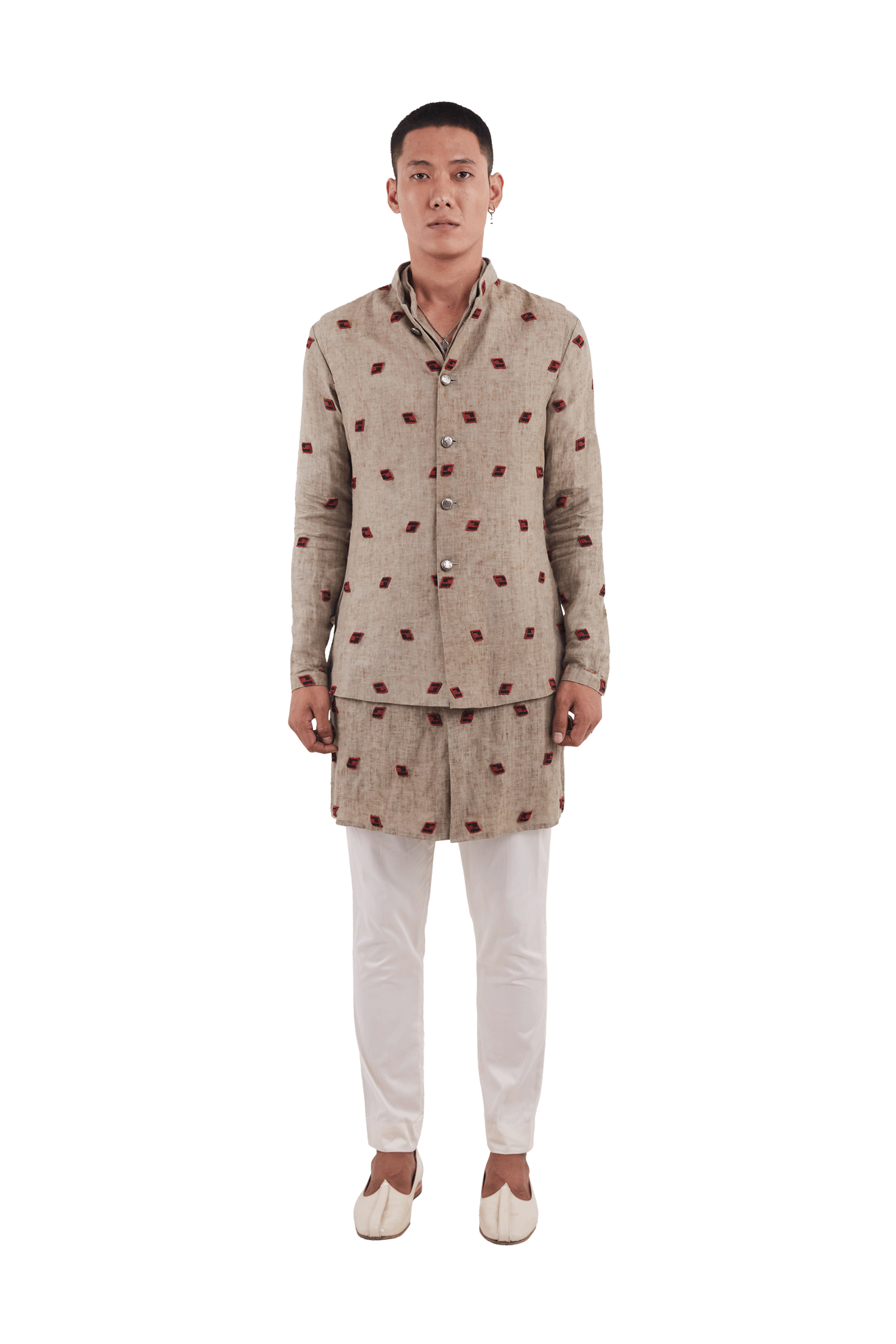 EYE FLOWER KNOTTED SHORT DECON SET  