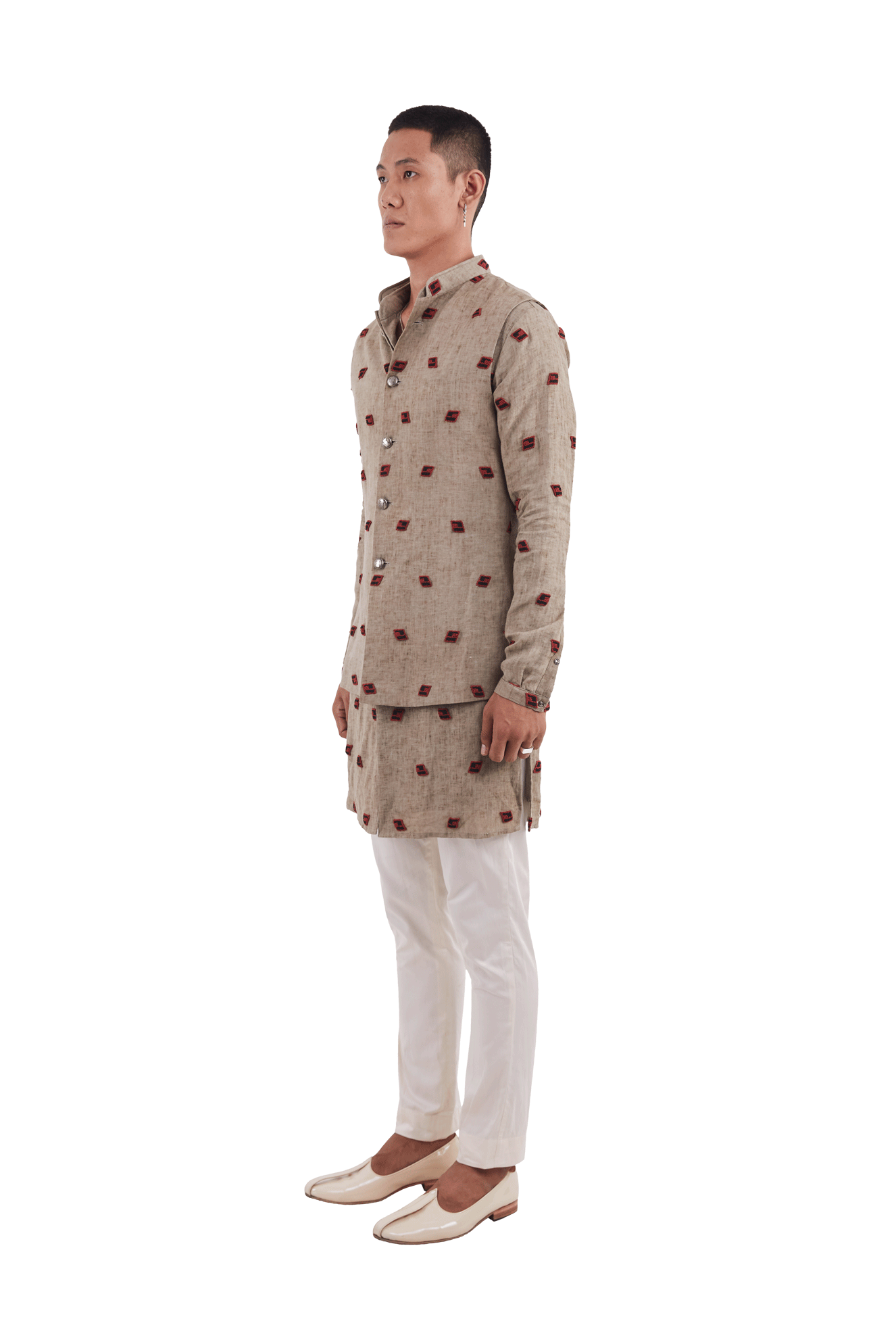 EYE FLOWER KNOTTED SHORT DECON SET  
