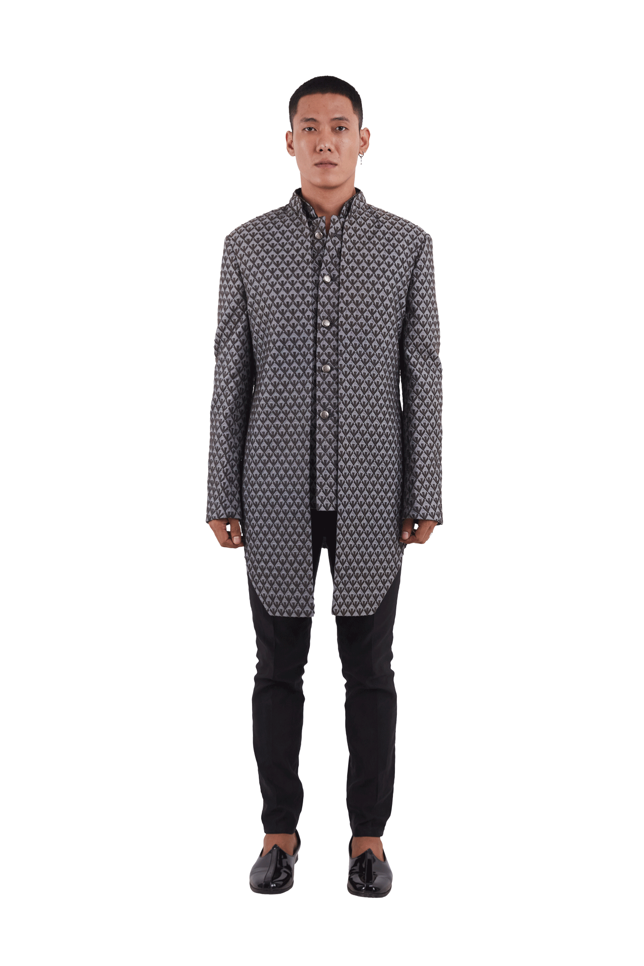  FLAT ARROW MOCK LAYERED JACKET 