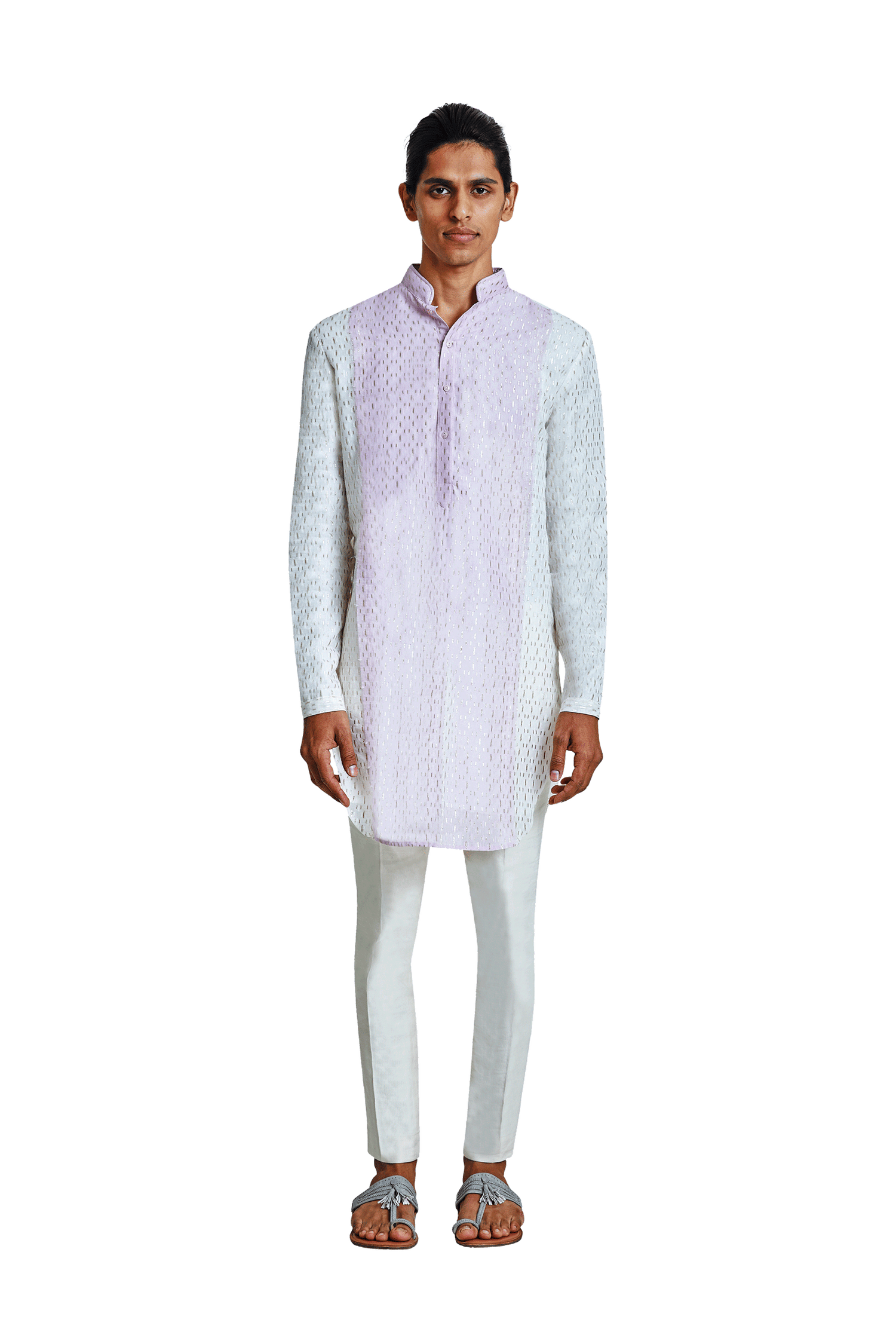  TRI VERTICAL BLOCK KURTA 