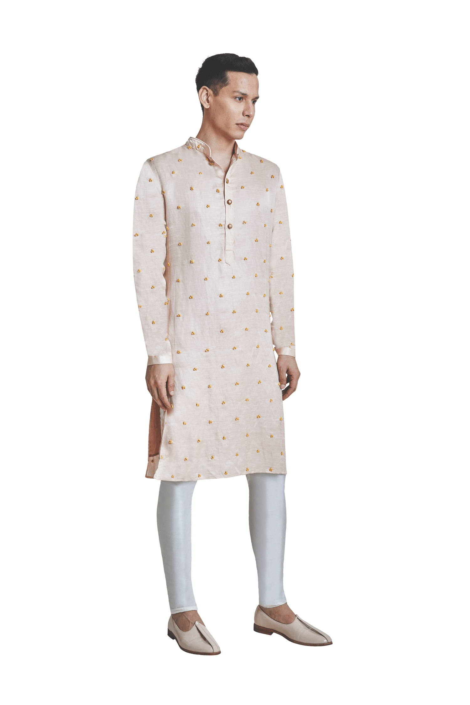 BIG BRAILLE KNOTTED KURTA  