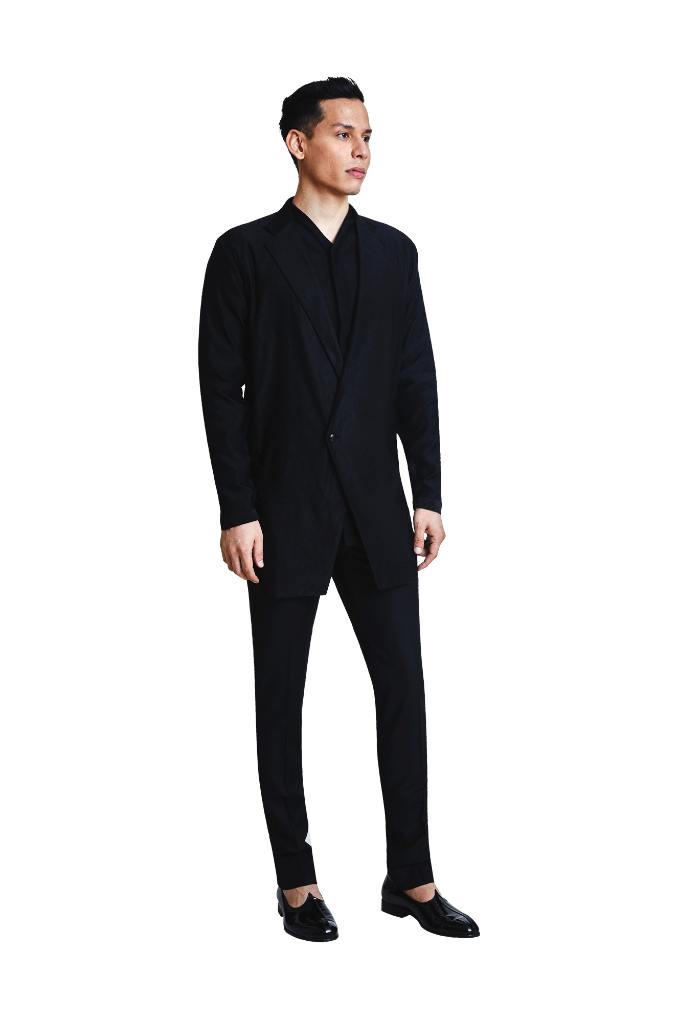 LIGHTWEIGHT SUITING NAVY BLAZER  