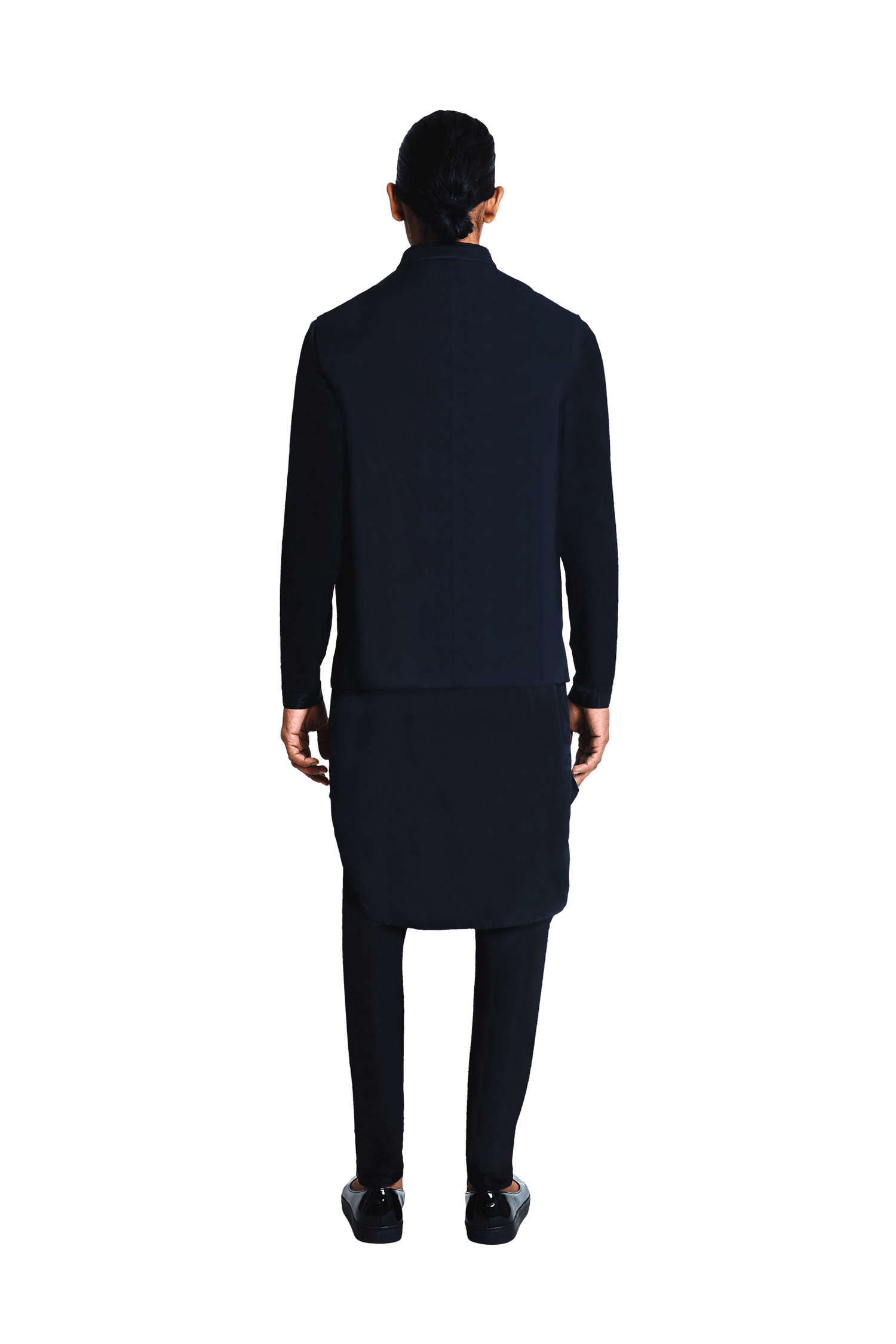 PLAIN SLEEVELESS JACKET  